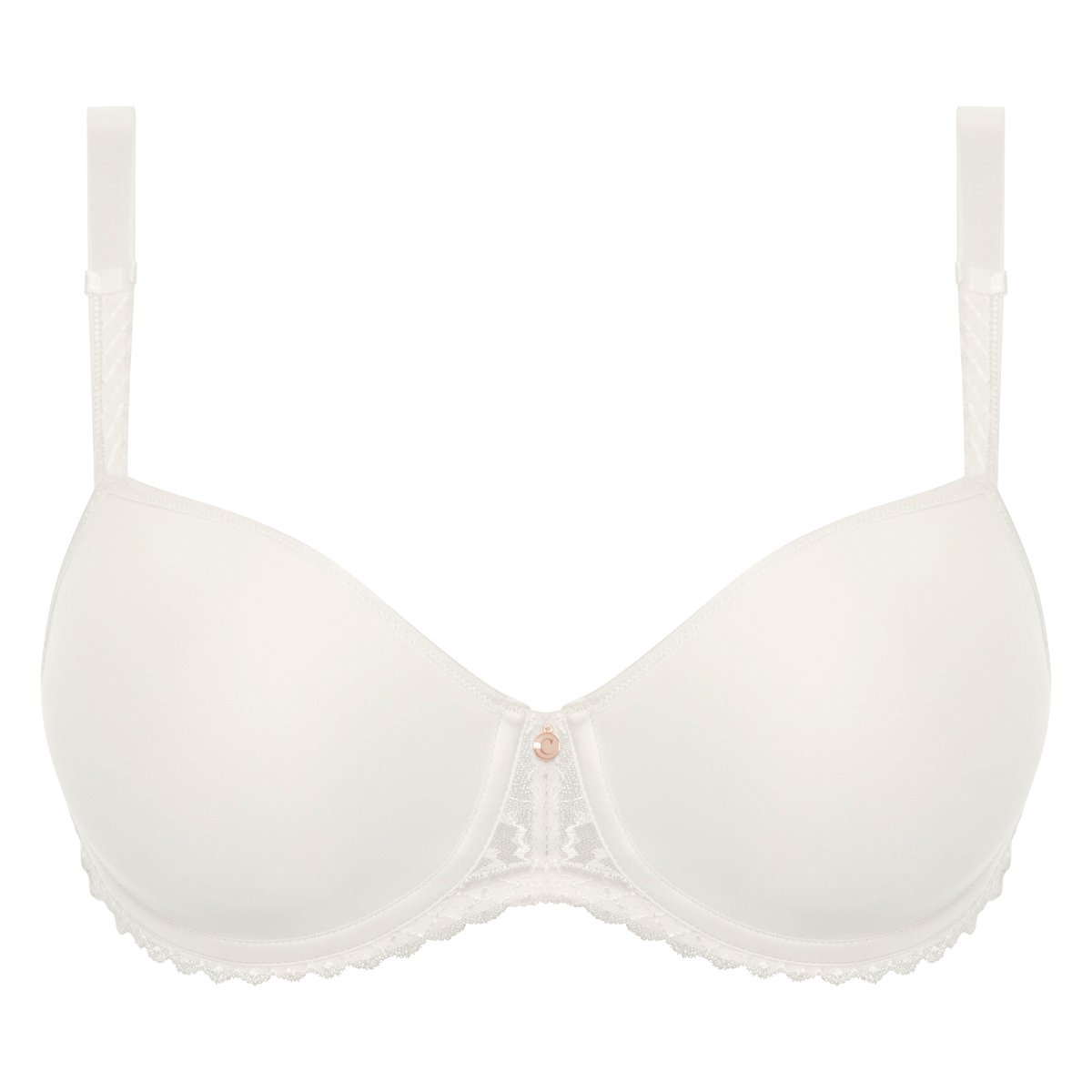 Soutien-gorge corbeille mémoire de forme EVERY CURVE milk, CHANTELLE
