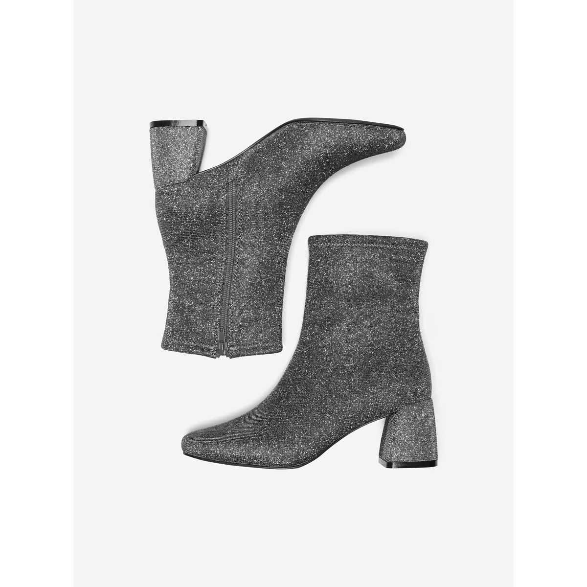 Bottines à talons Brielle argenté, ONLY SHOES