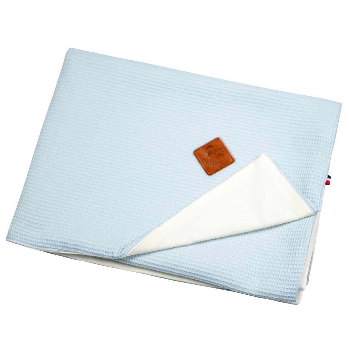Couverture légère et réversible LUNA bleu, SEVIRA KIDS