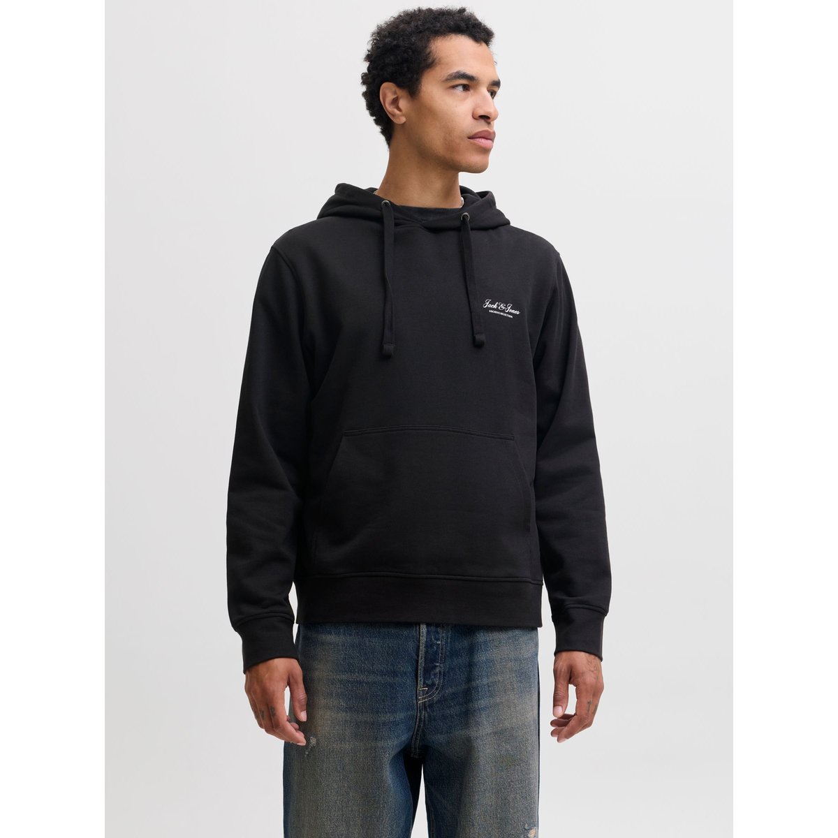 Sweat À Capuche black 1, JACK & JONES