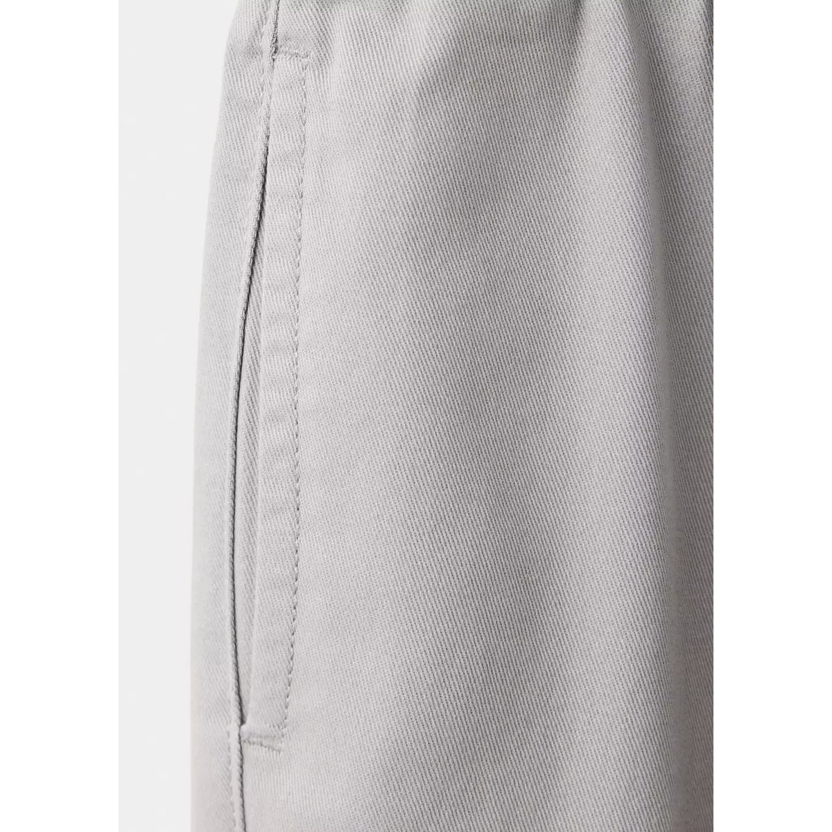 Pantalon cargo 100 % coton gris, MANGO KIDS