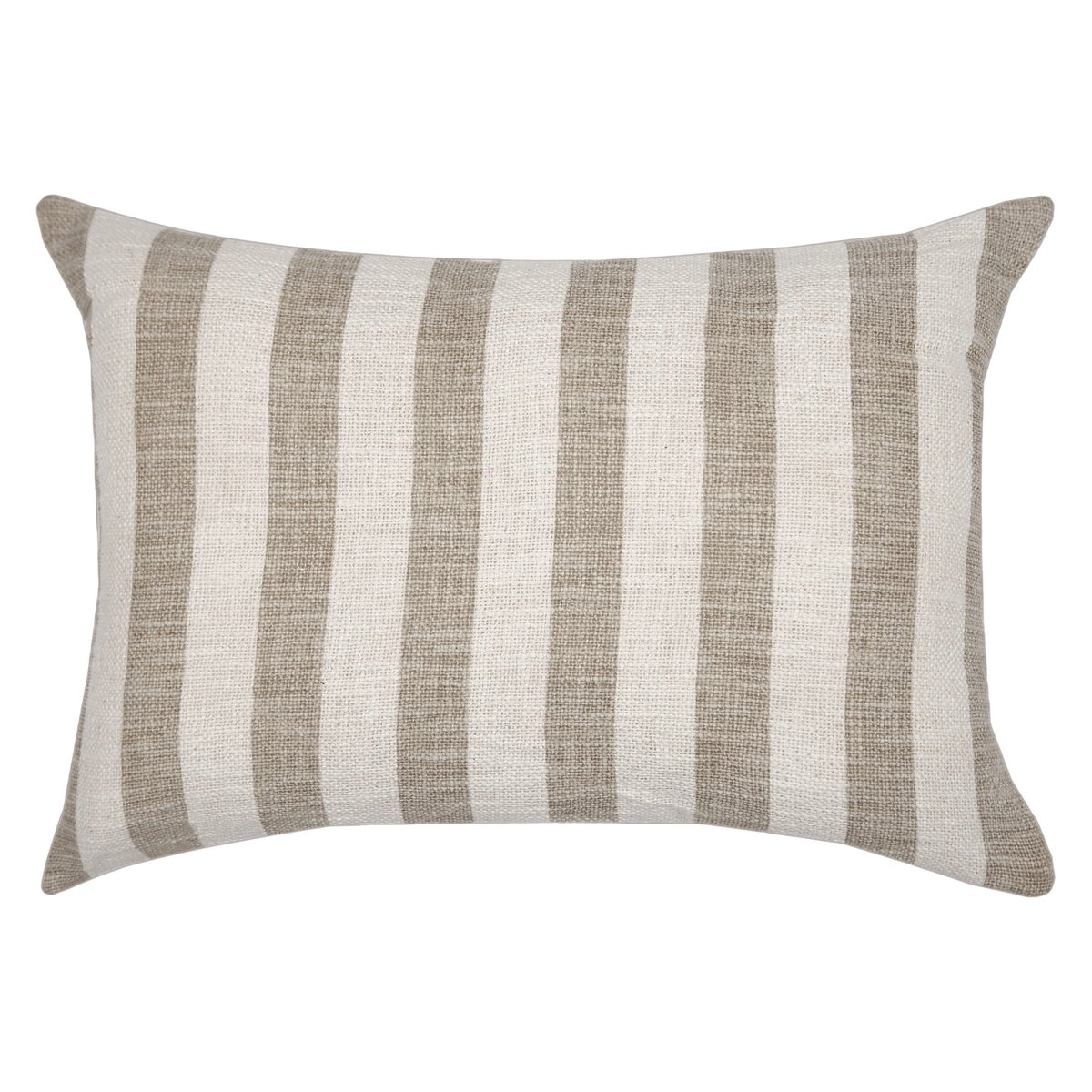 Coussin en coton double face, INSPIRE terre beige, INSPIRE