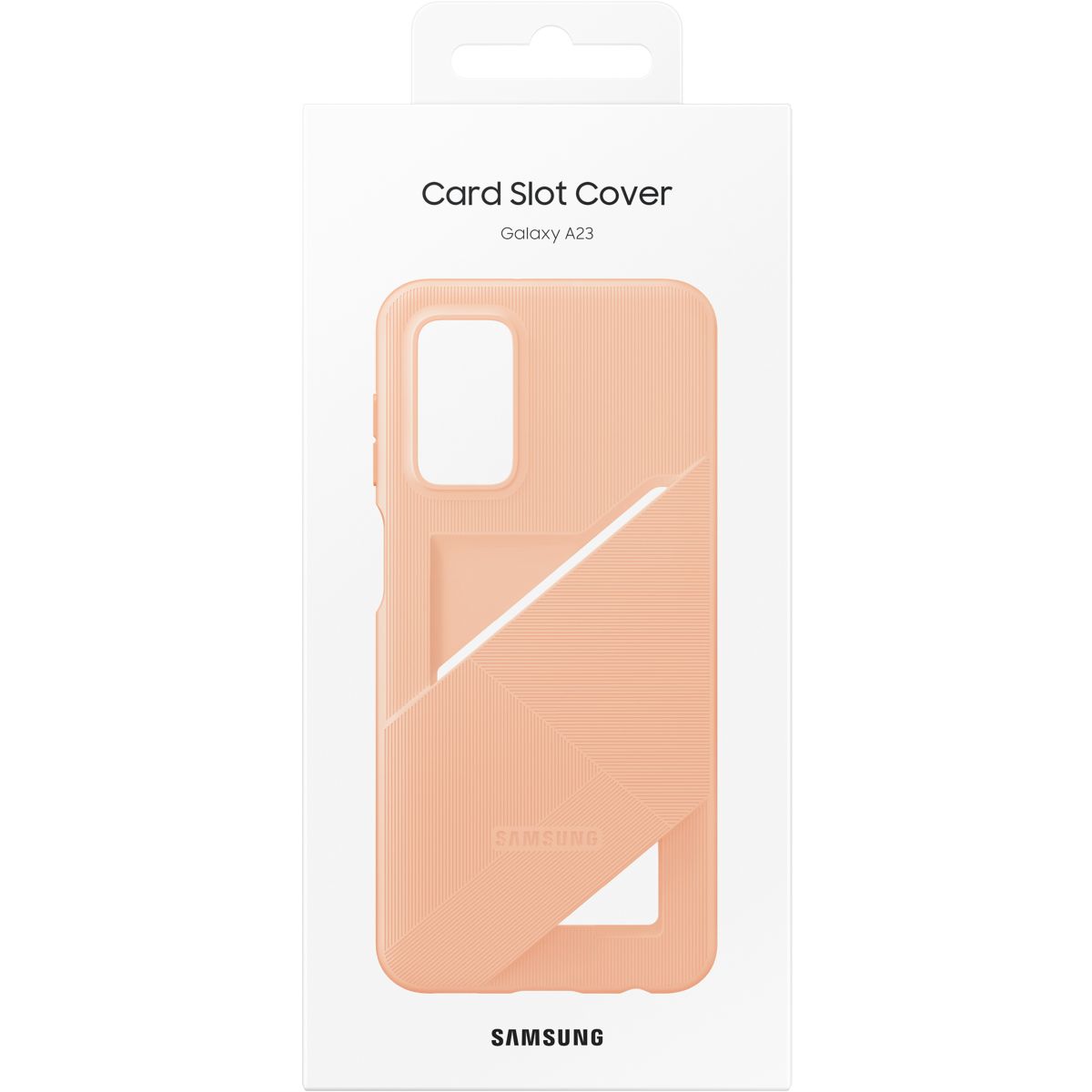 Coque A23 5G Porte-carte integre cuivre noir, SAMSUNG