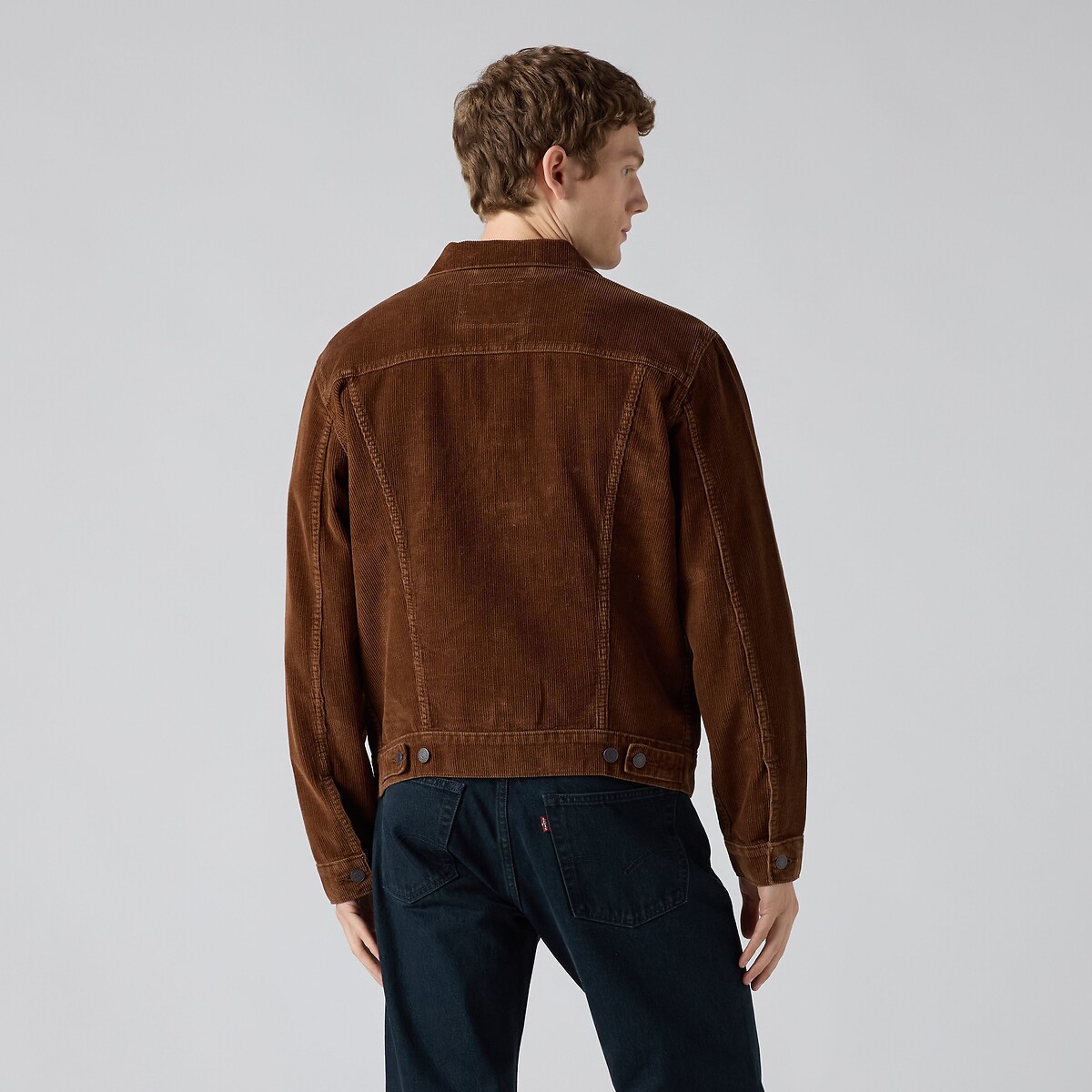 Veste unisexe en jean Trucker marron, LEVI'S