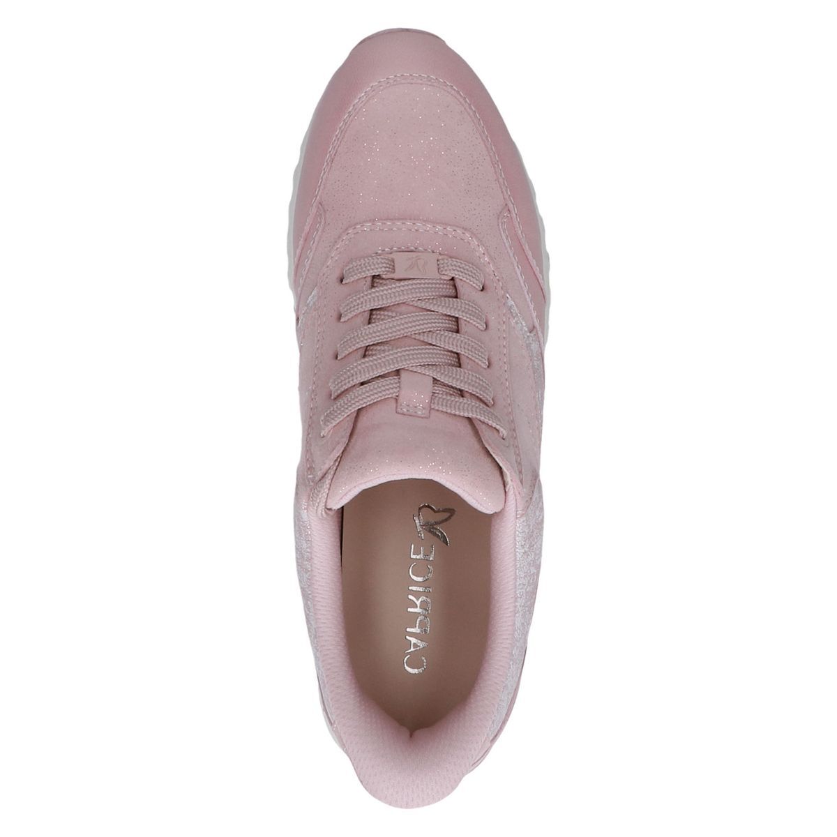 Basket en cuir rose fard, CAPRICE