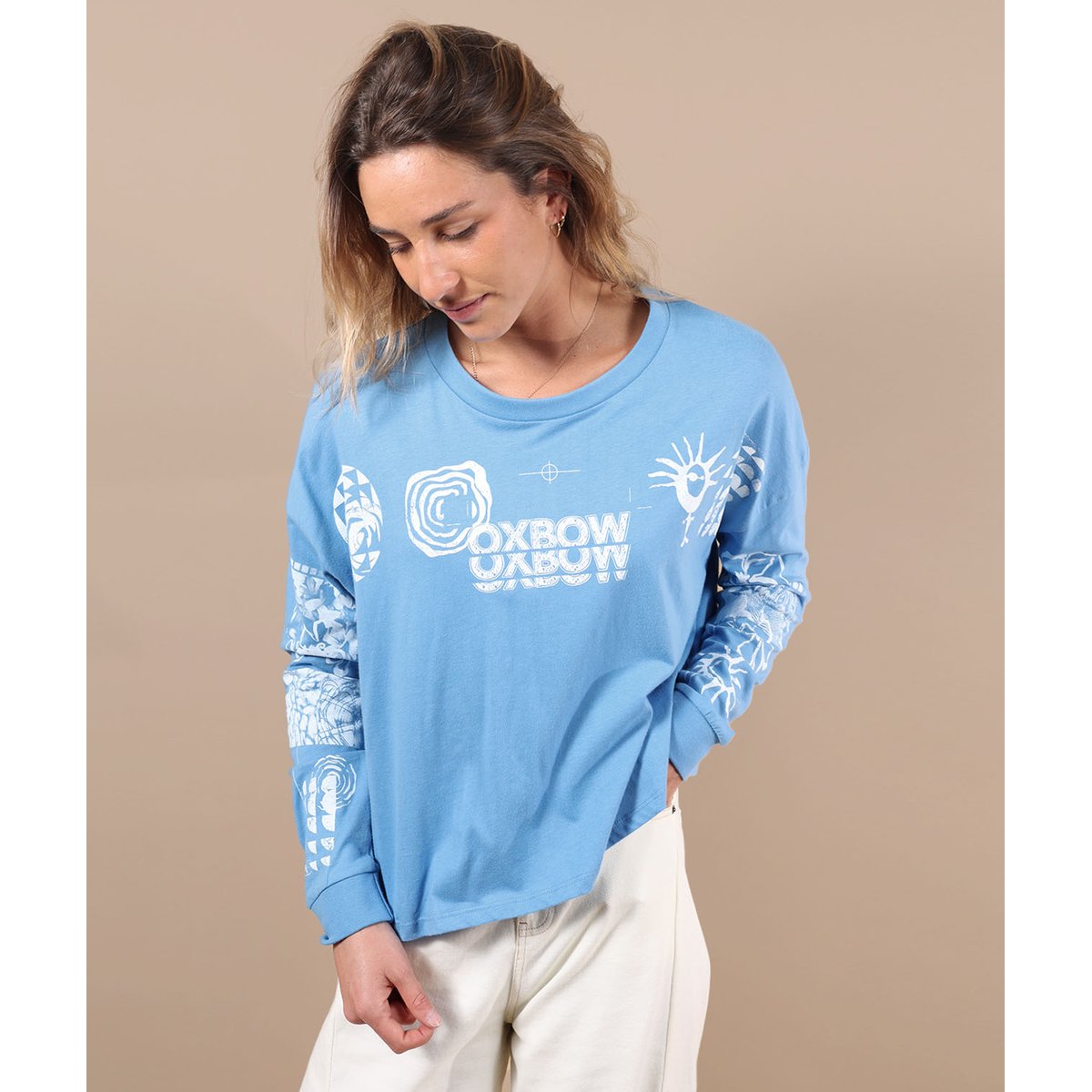 Tee-shirt manches longues RANDOM silver lake, OXBOW