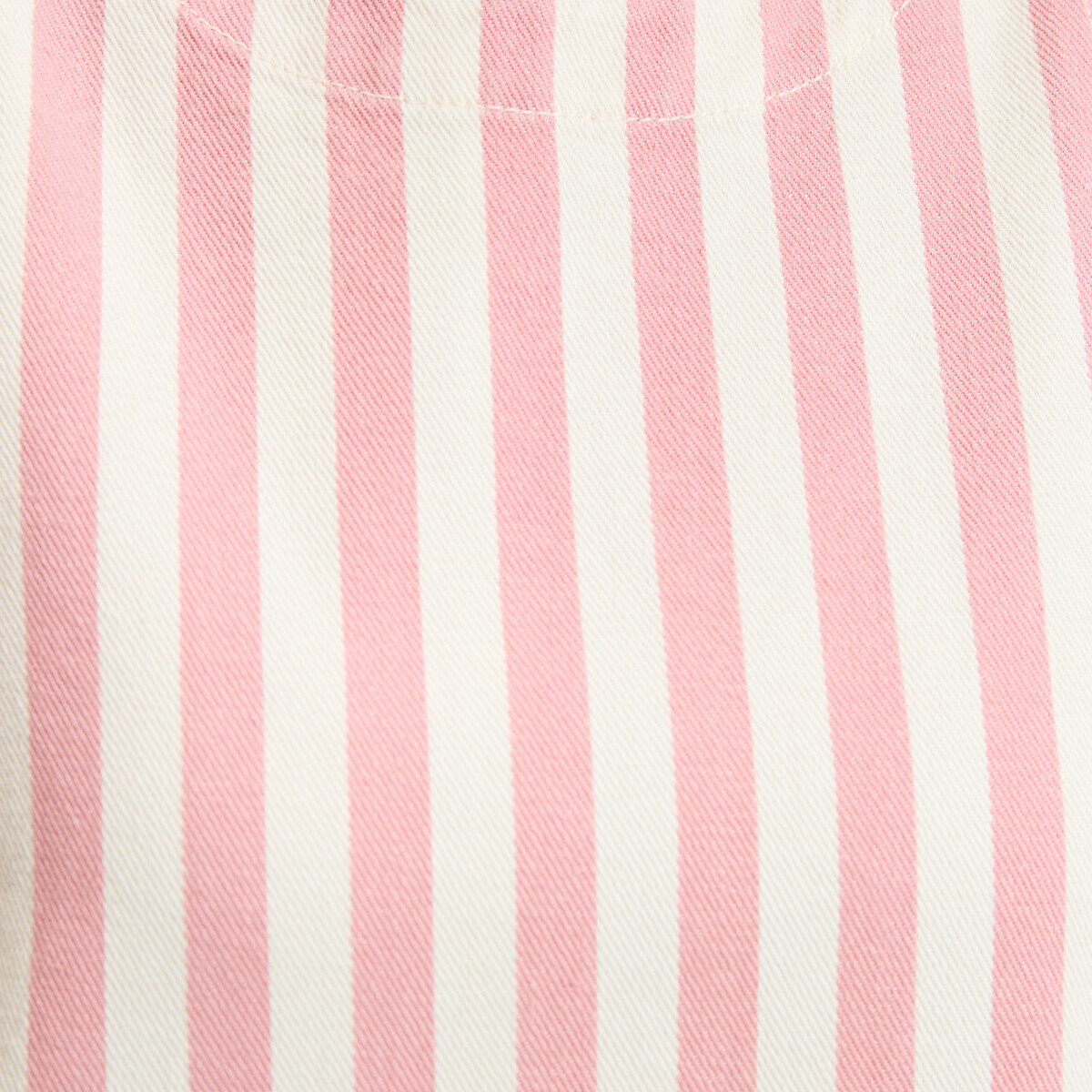 Abito corto senza maniche a righe rigato rosa avorio, LA REDOUTE COLLECTIONS