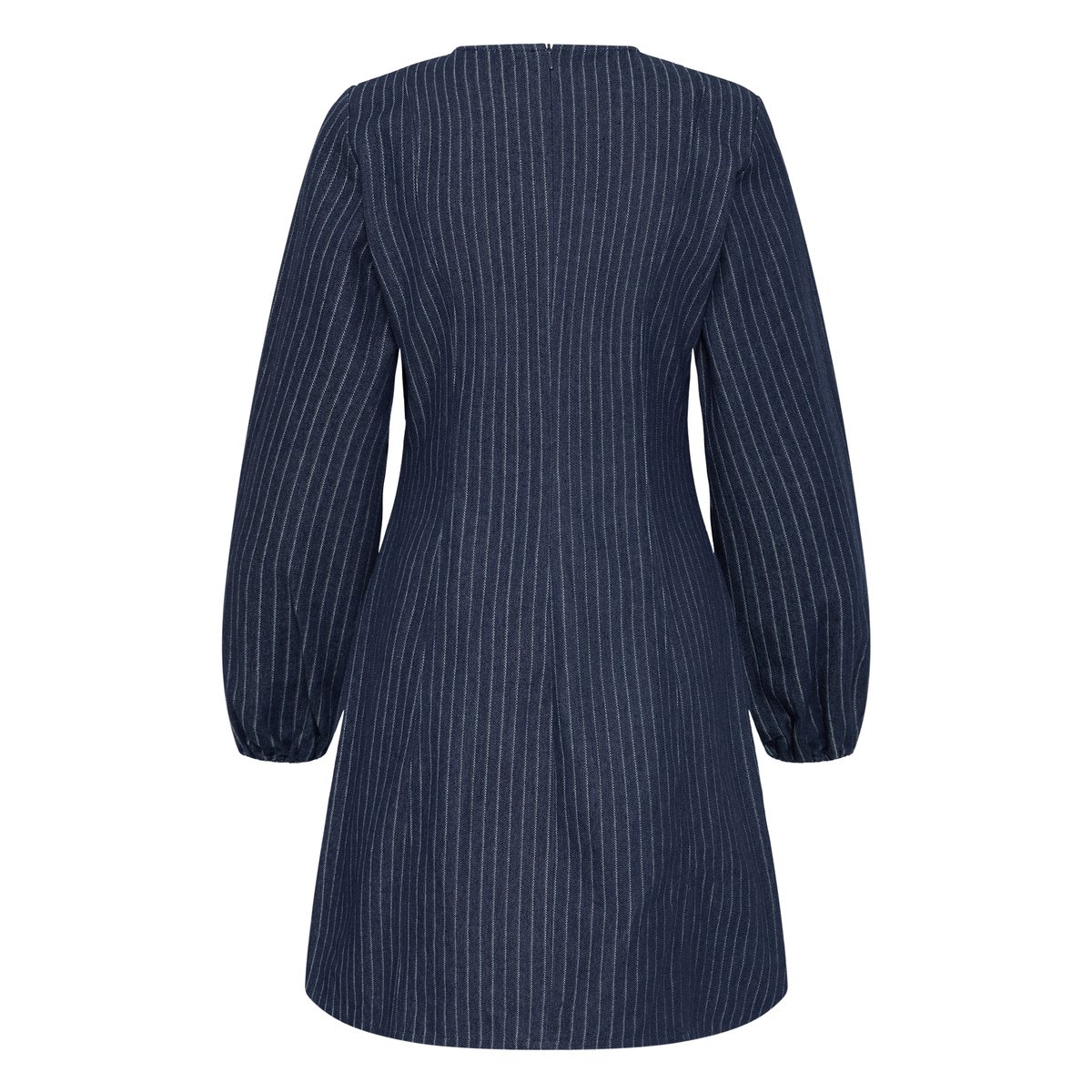 Robe en jean bleu denim stripe, B.YOUNG