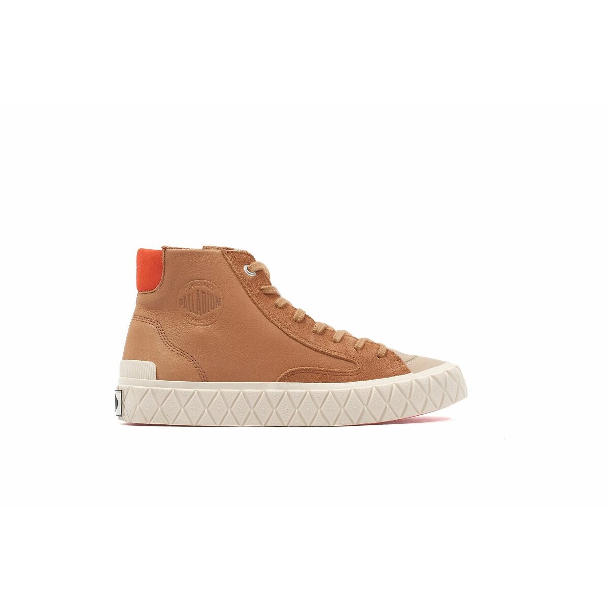 Sapatilhas em pele Palla Ace Chukka camel, PALLADIUM