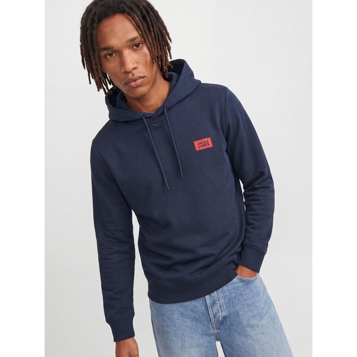 Sweat À Capuche navy blazer 1, JACK & JONES