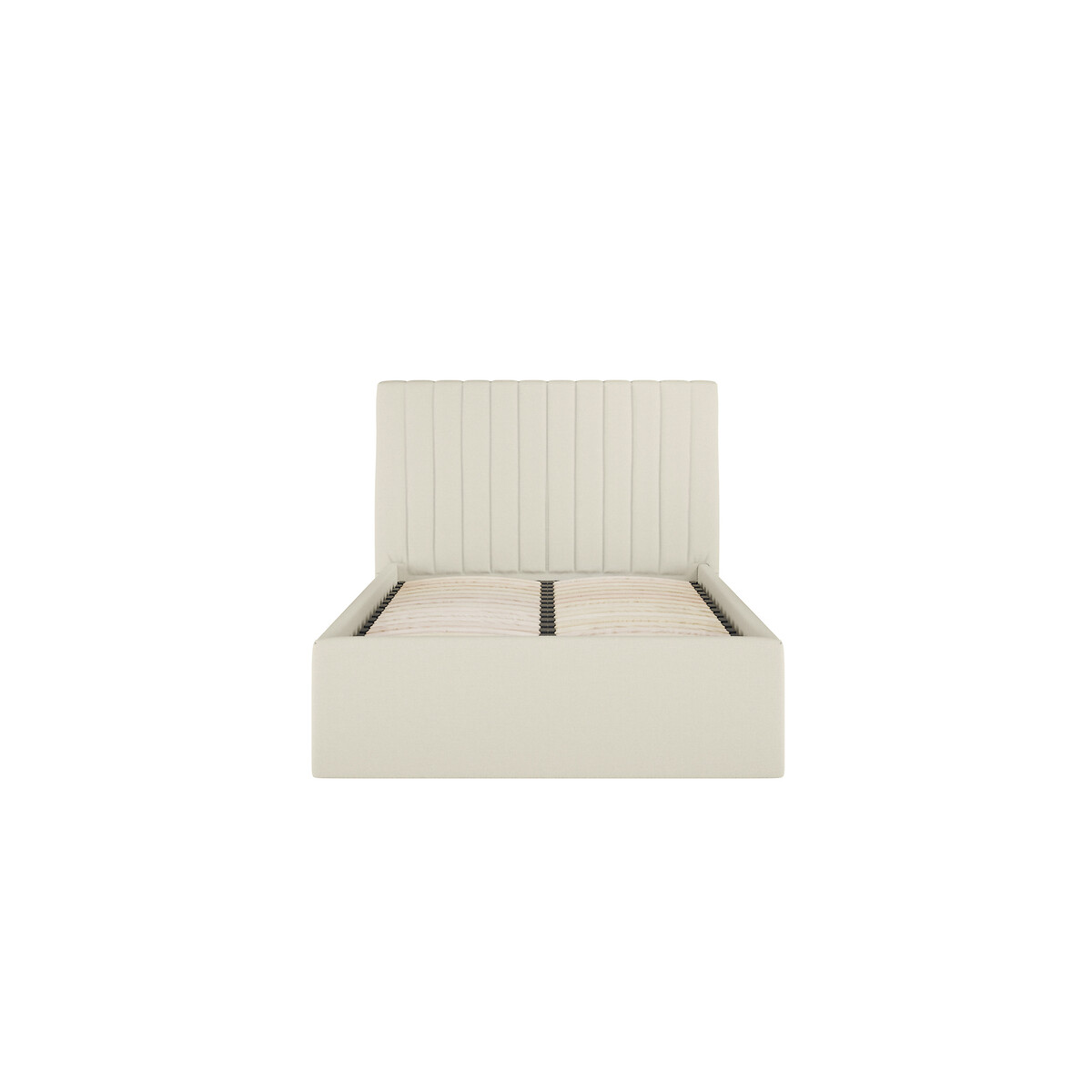 Luciana Fabric Weave Ottoman Storage Bed milk, ÉDITÉ