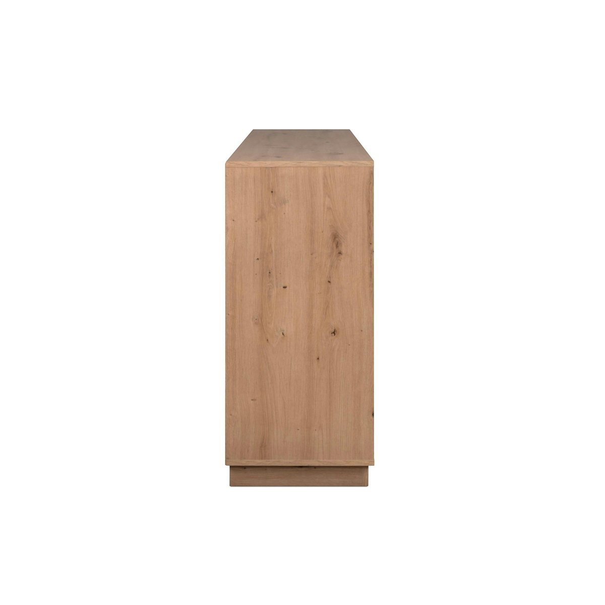 Buffet 3 portes 3 tiroirs décor bois et blanc ALVA blanc, PIER IMPORT