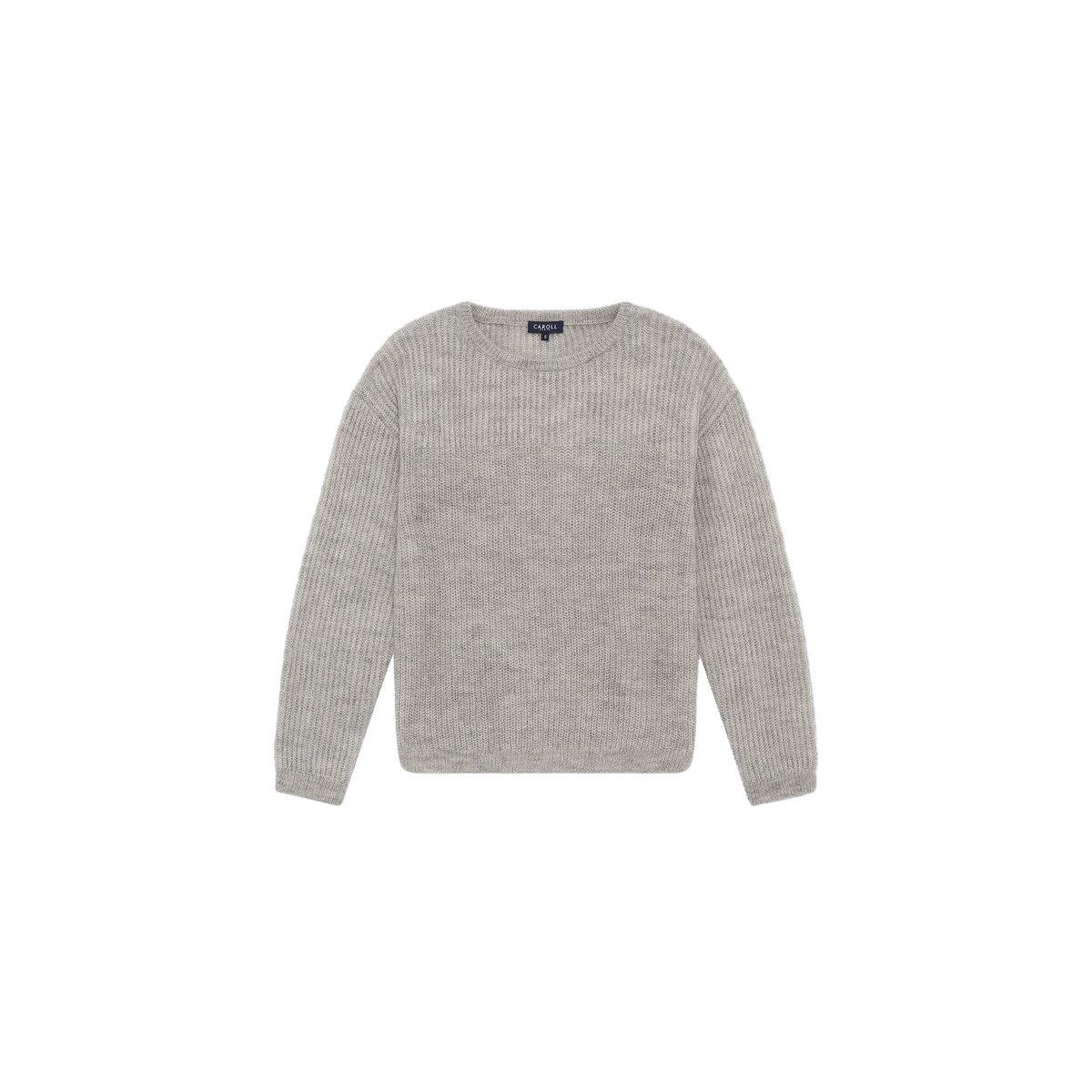 Pull large col rond MPERNEL gris, CAROLL
