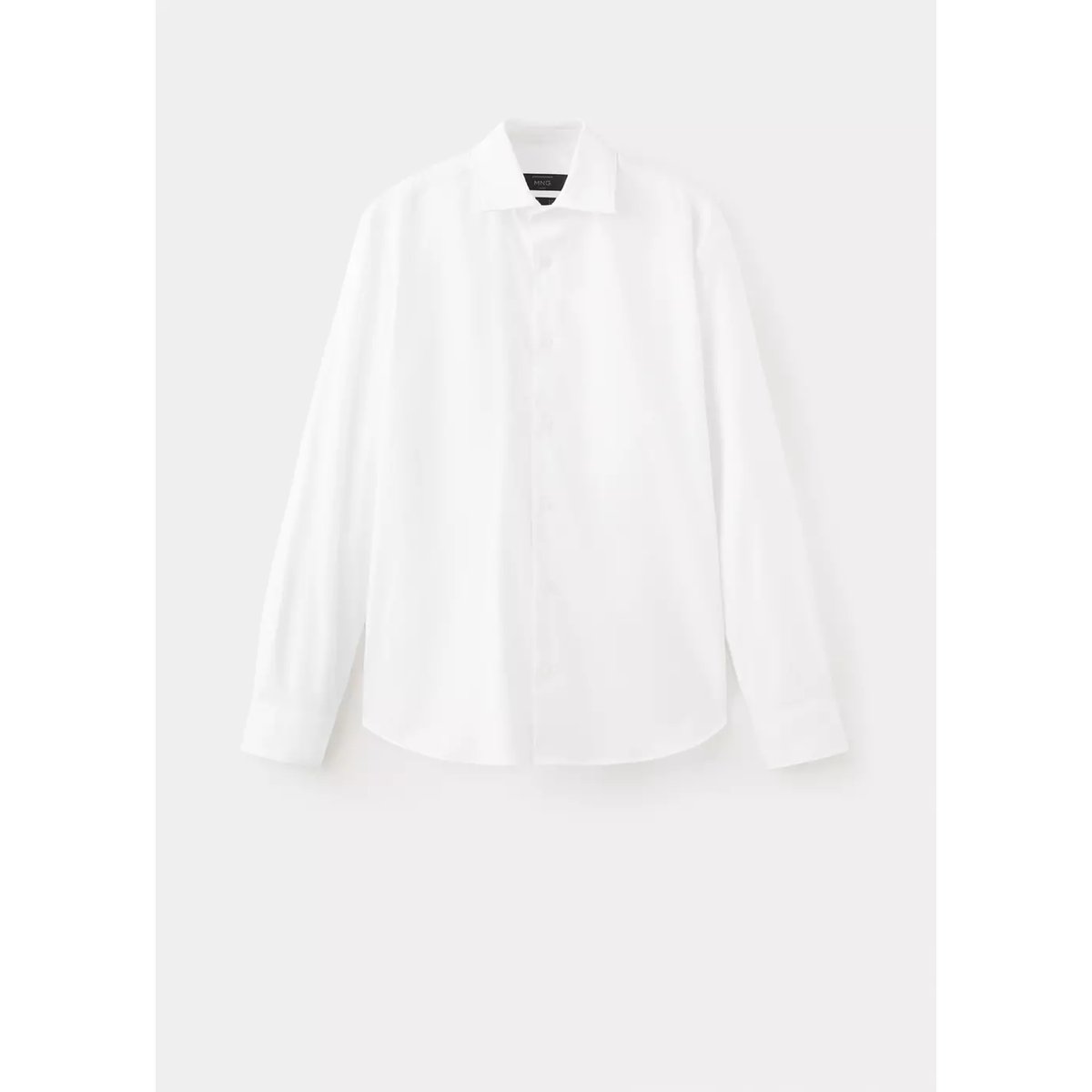 Chemise slim-fit coton comfort stretch non-iron blanc, MANGO MAN