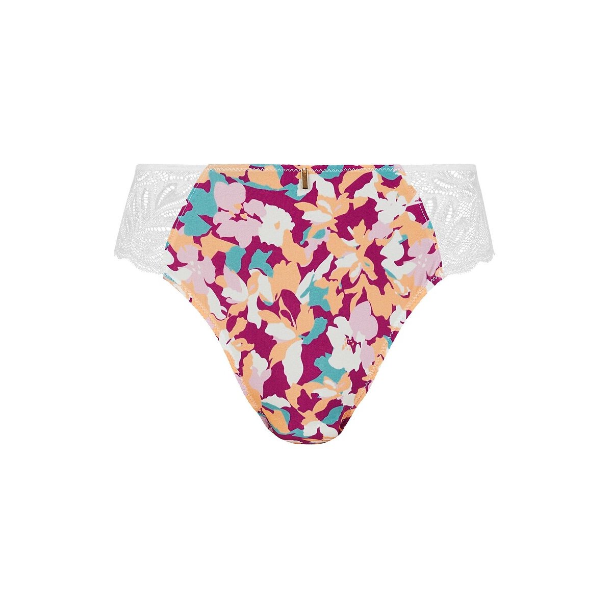 Slip fleuri SUZAN FANTAISY fleurs fuchsia, SANS COMPLEXE