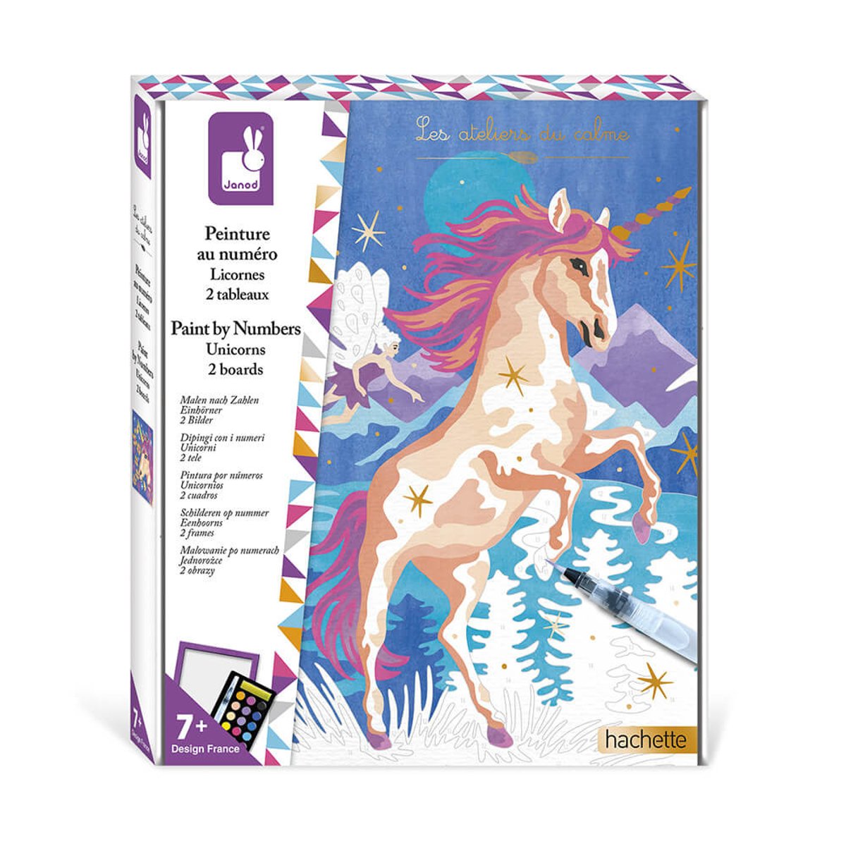 Kit Créatif - Peinture Par Numéro Licornes multicolore, JANOD