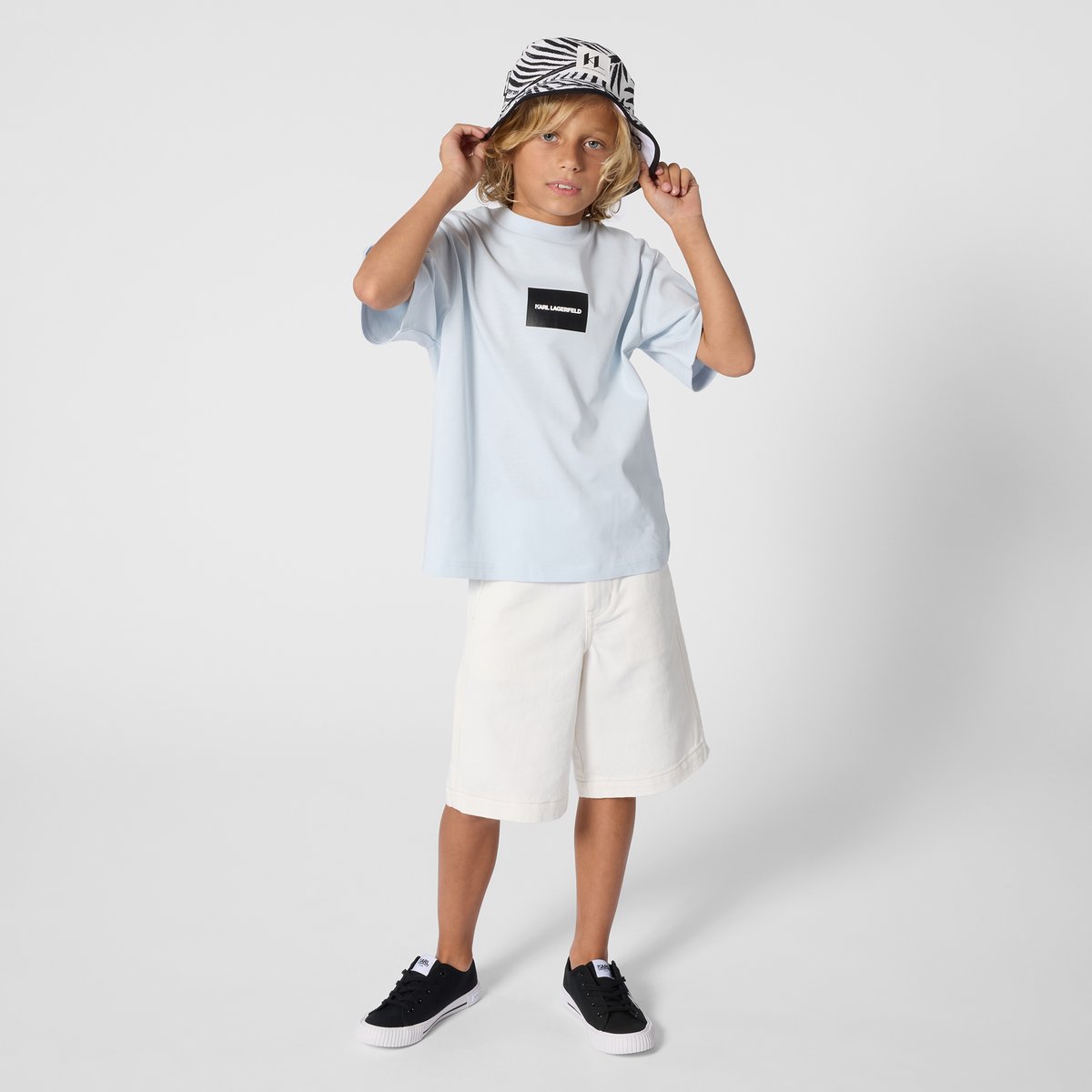 Bermuda avec poches milk, KARL LAGERFELD KIDS