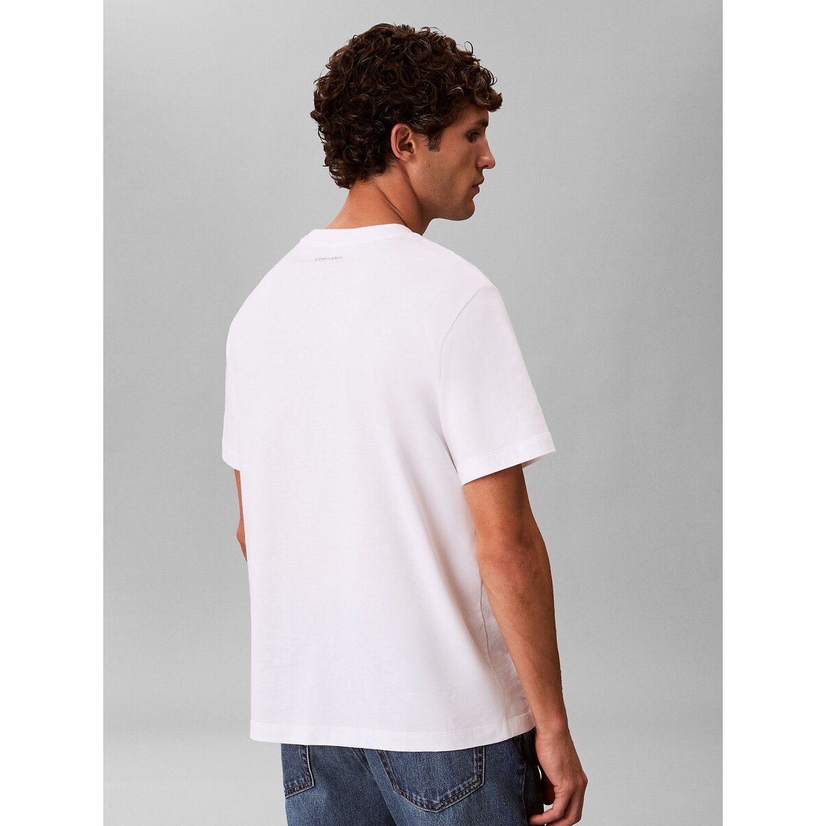T-shirt manches courtes graphic blanc, CALVIN KLEIN JEANS