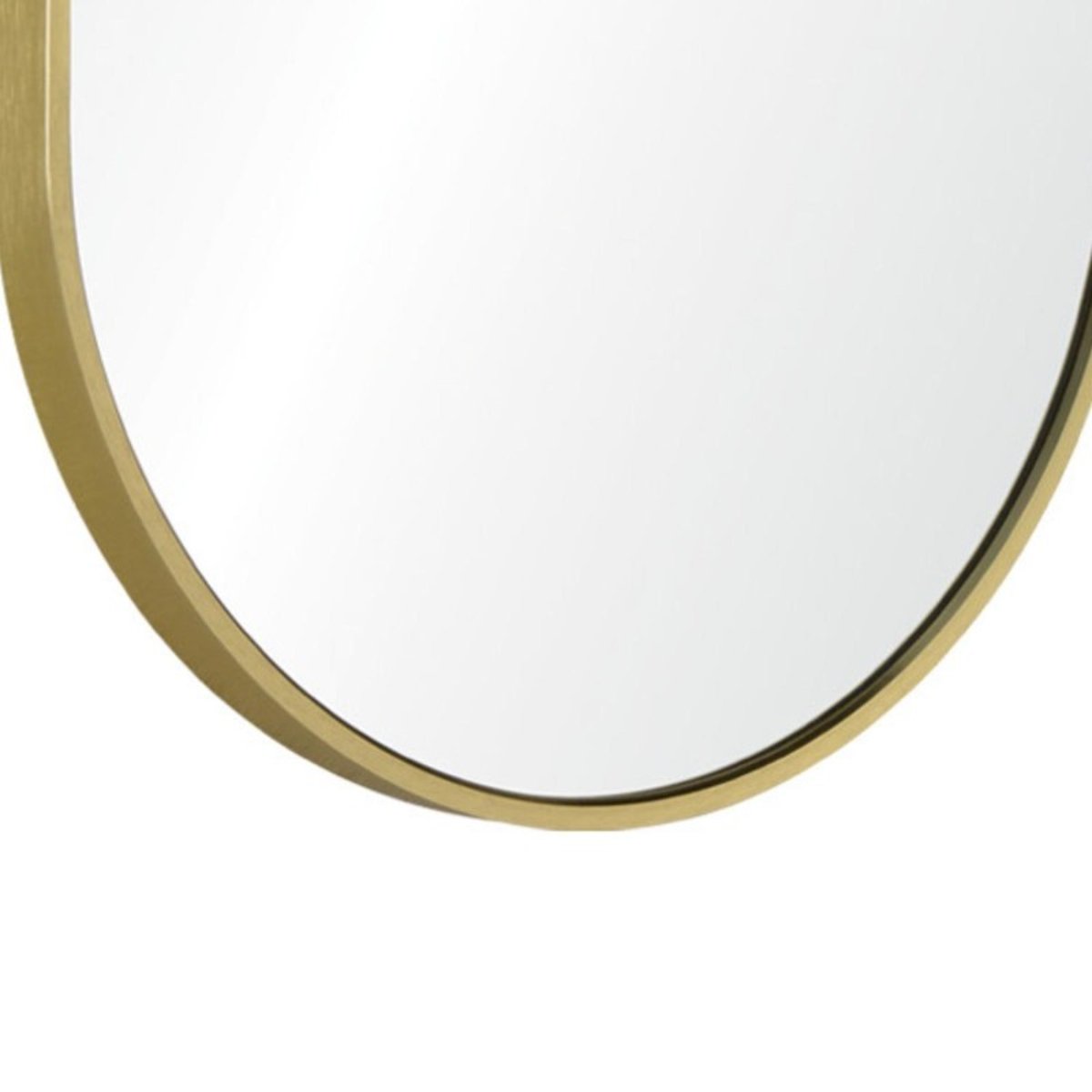 Miroir ovale 40x70cm PEPPER laiton, MOB IN