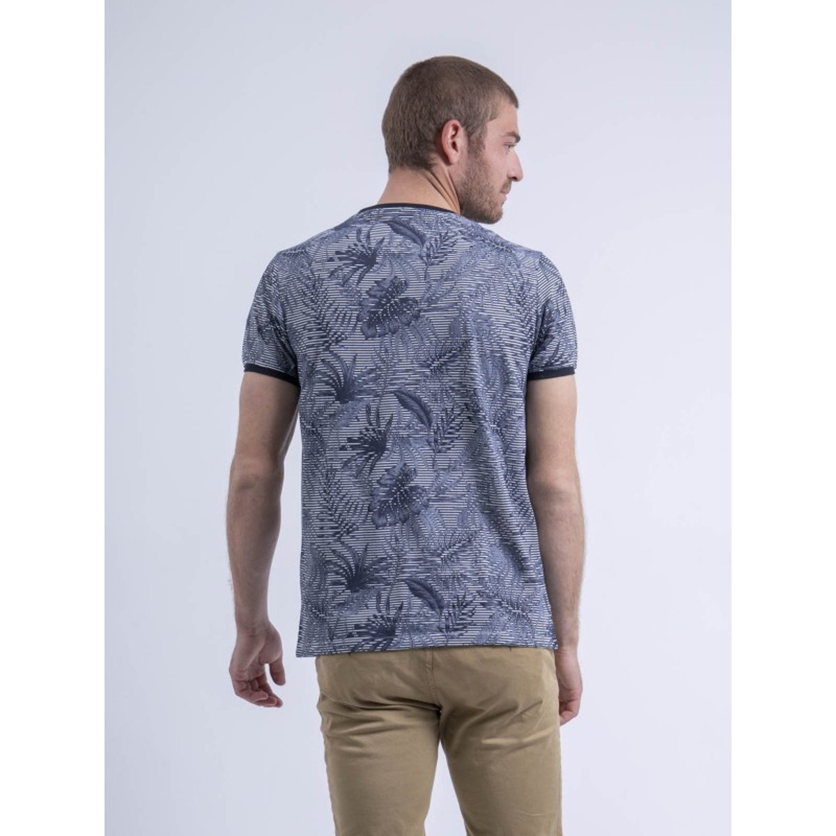 T-shirt Col Rond Pur Coton Nenolange gris, RITCHIE
