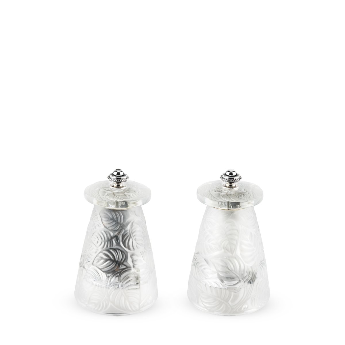 Duo de moulins à poivre et à sel manuels en transparent, PEUGEOT