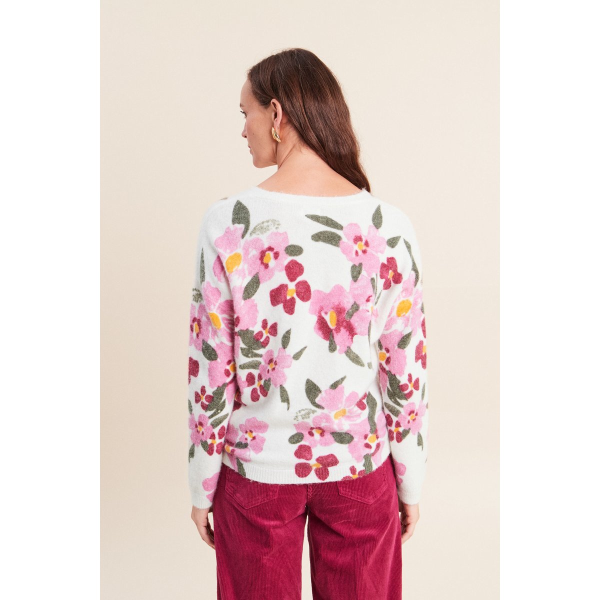 Pull manches longues multicolore, BREAL