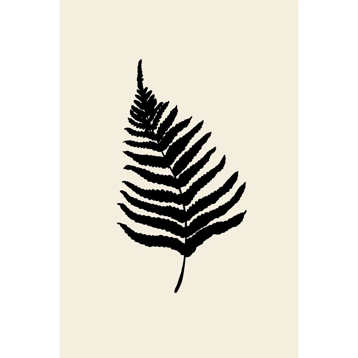 Tableau black fougères tableau alu dibond, HEXOA
