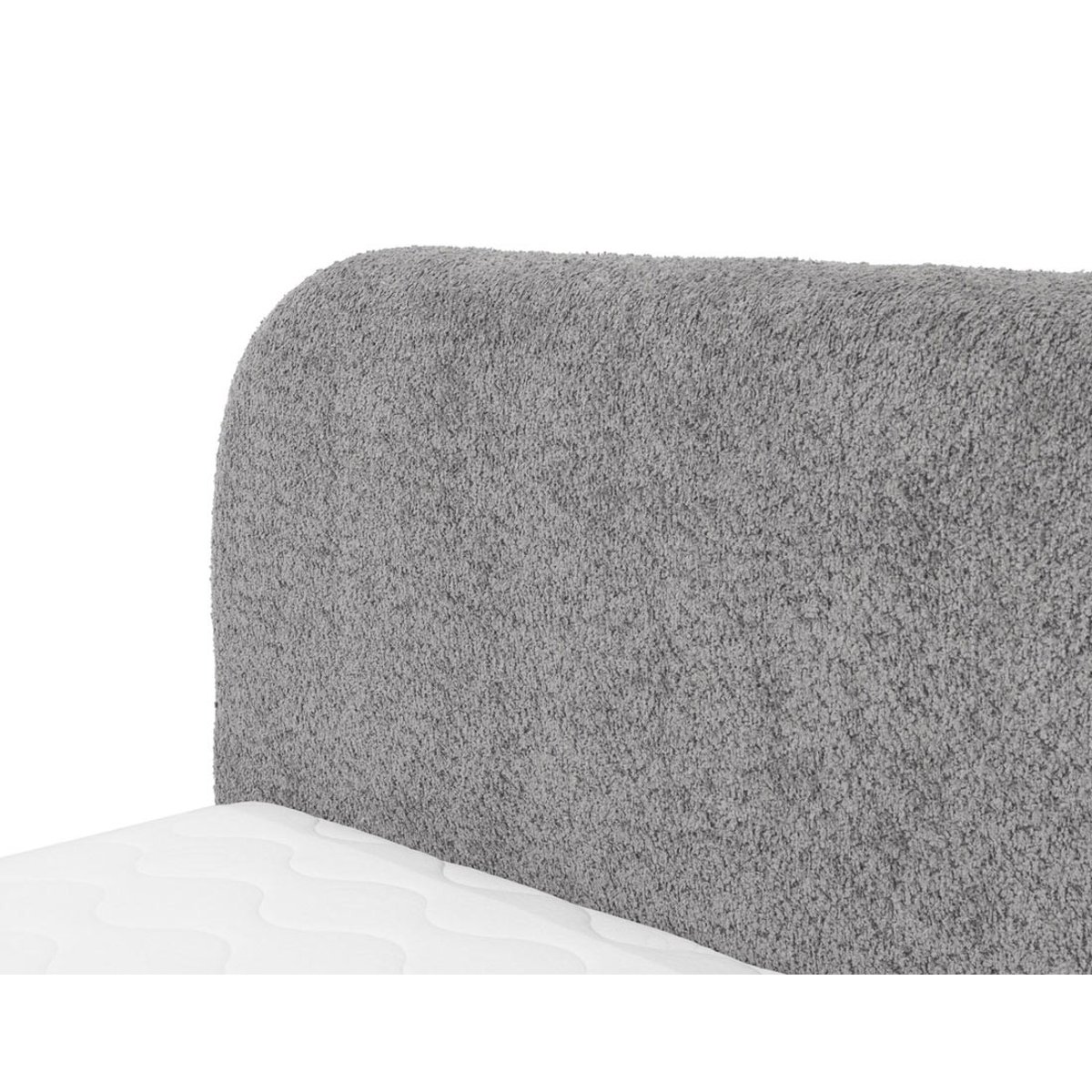 Lit coffre - ORANE gris, BEST MOBILIER