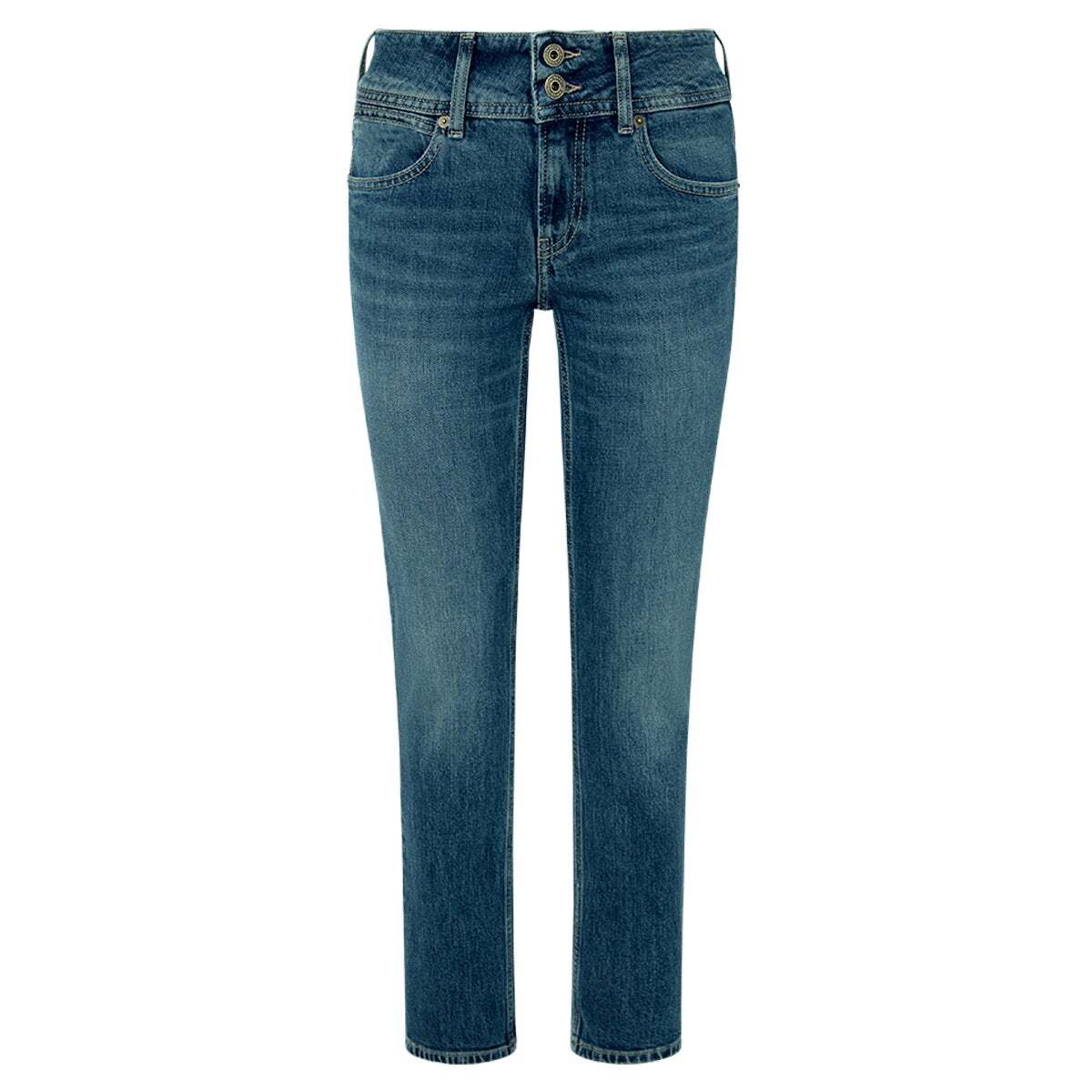 Jean Coupe Slim, Taille Basse - Venus blanchi denim, PEPE JEANS