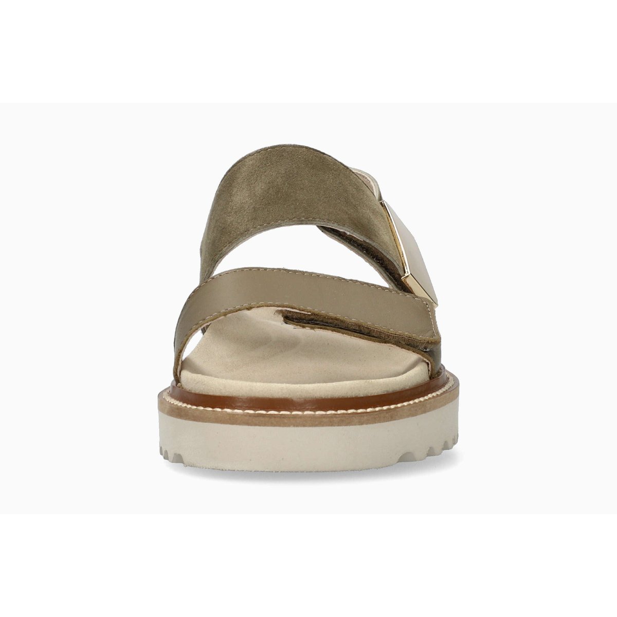 Sandales en cuir VIOLAINE vert lichen p5147363, MEPHISTO