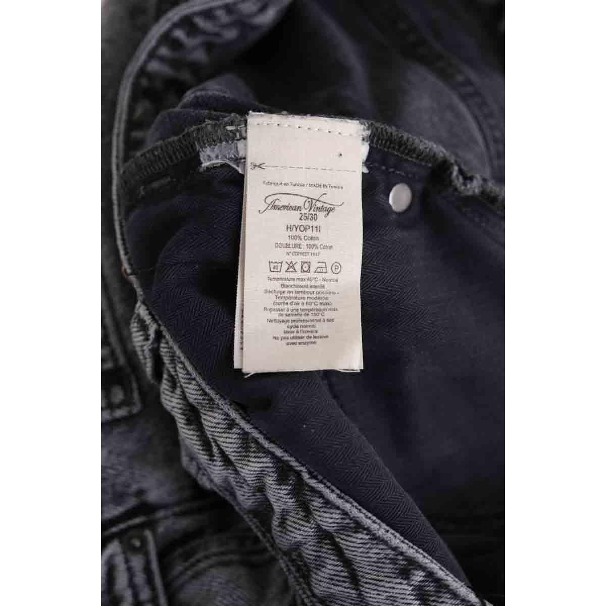 Jean droit - Très Bon État noir, AMERICAN VINTAGE