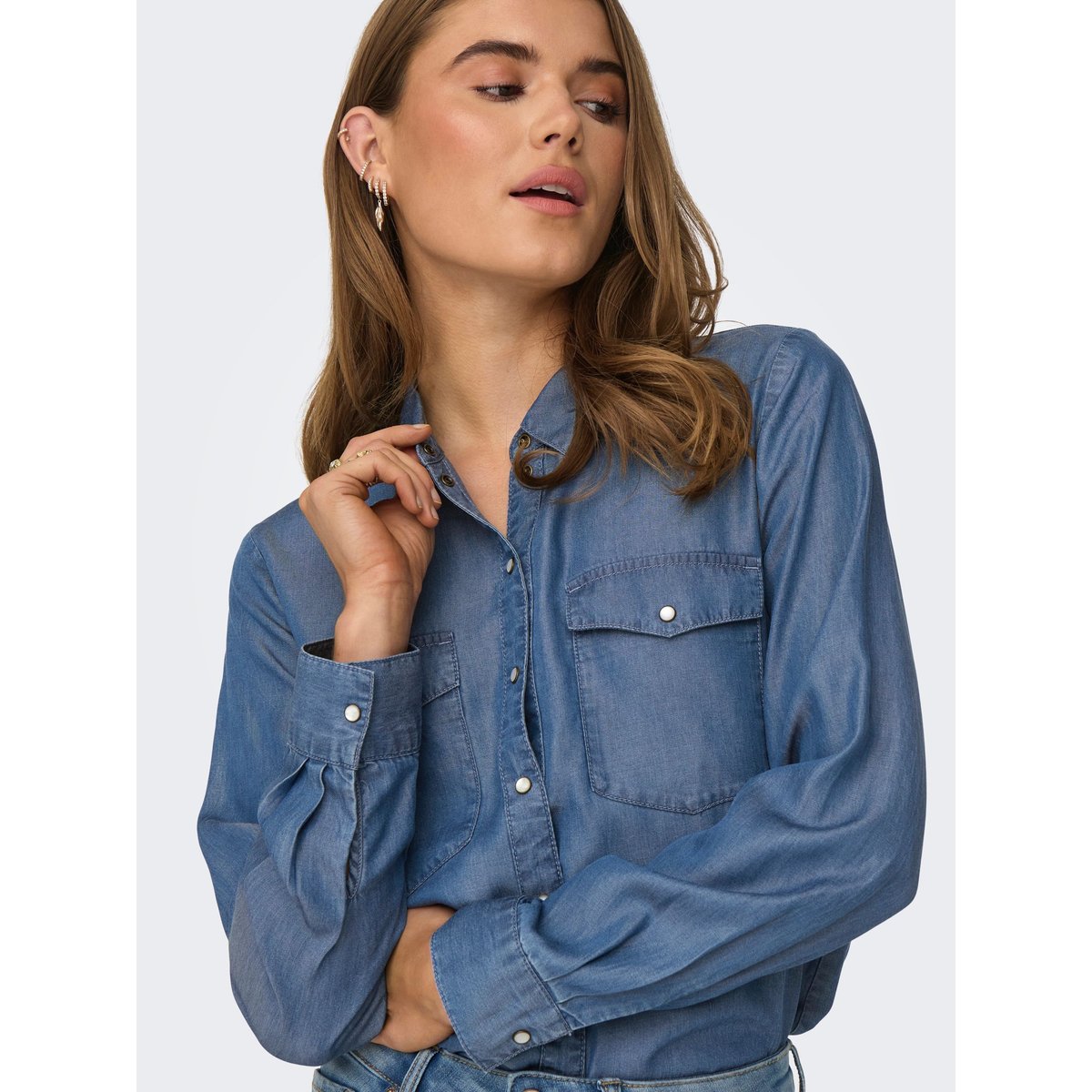 Chemise medium blue denim, JDY