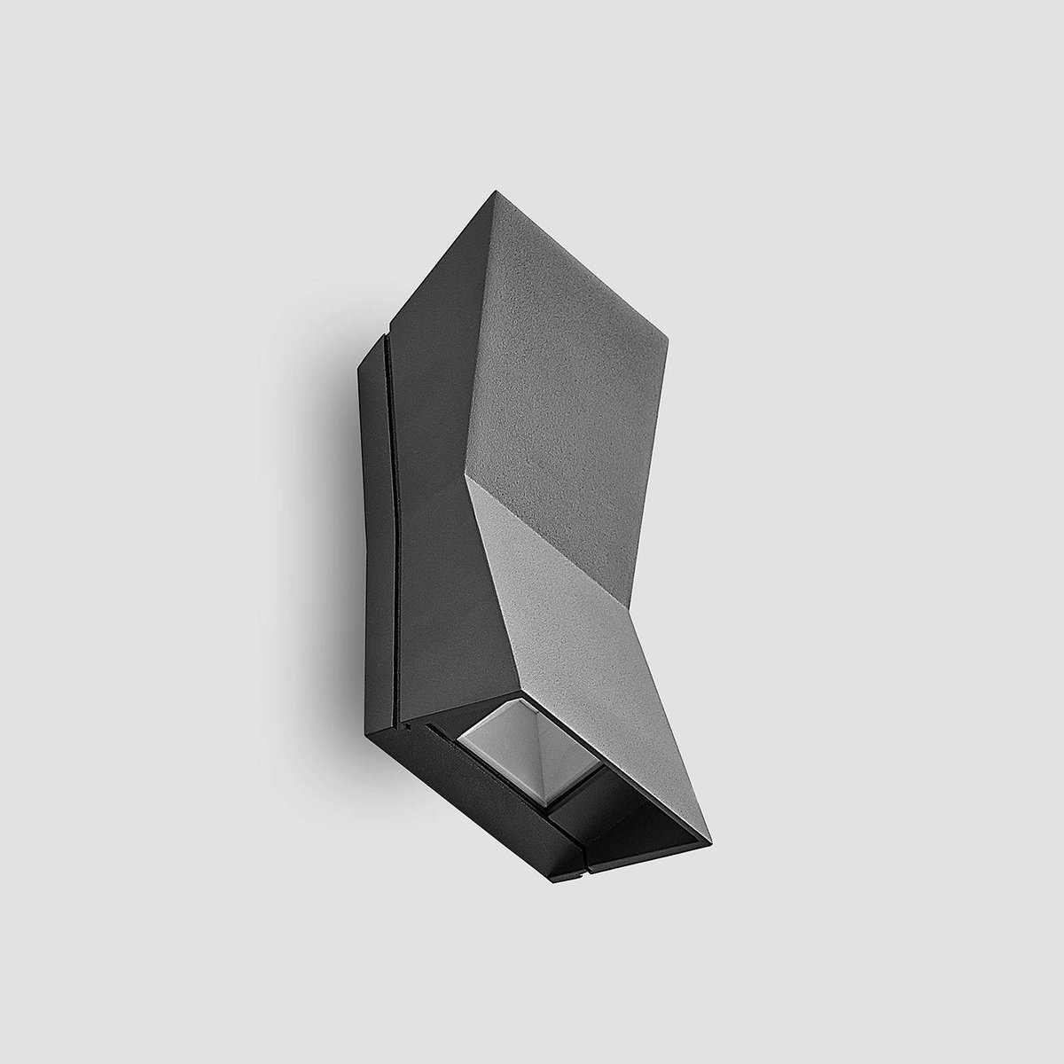Applique extérieure en aluminium moderneLED anthracite, LUCANDE