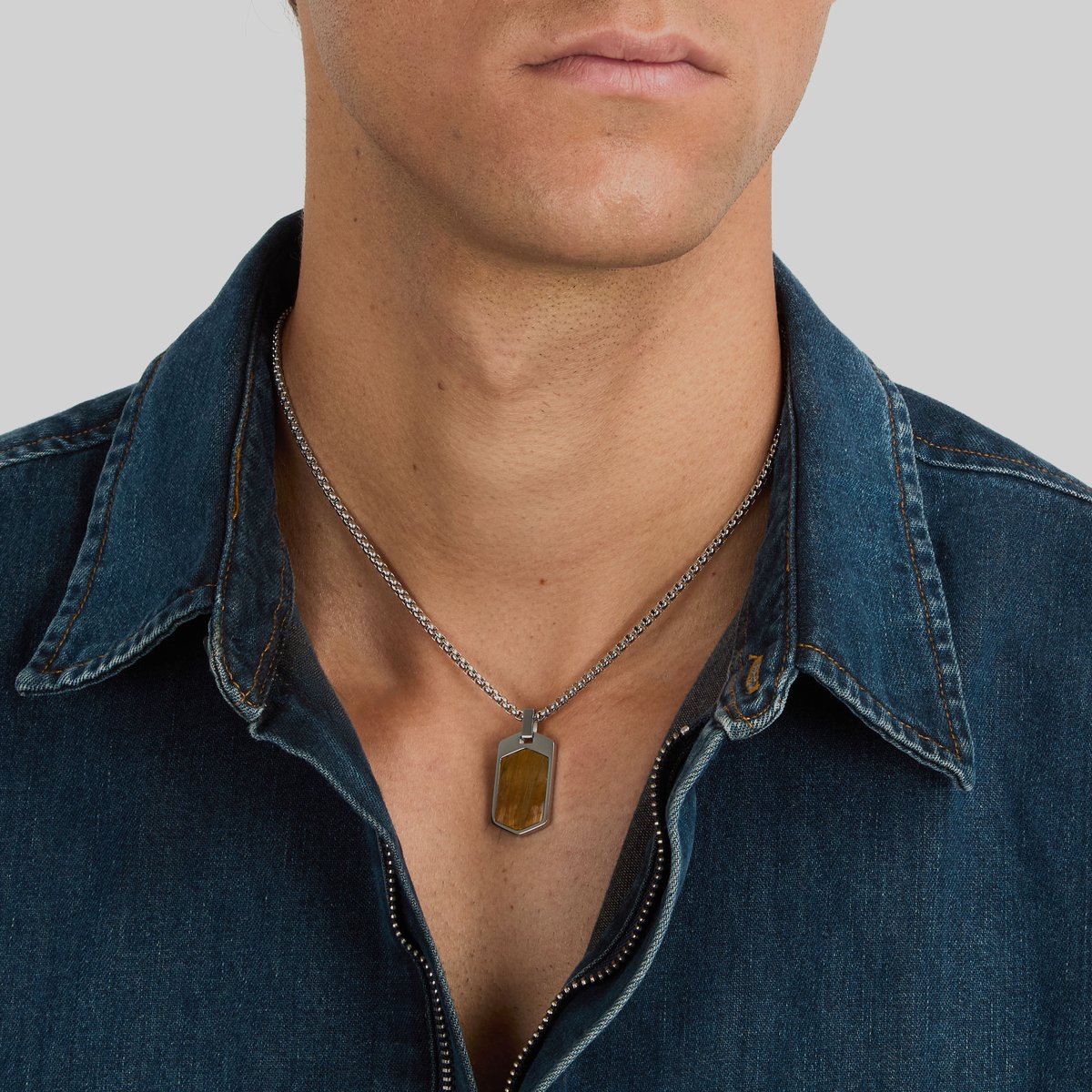 Collier TERRA acier inoxydable, MORELLATO