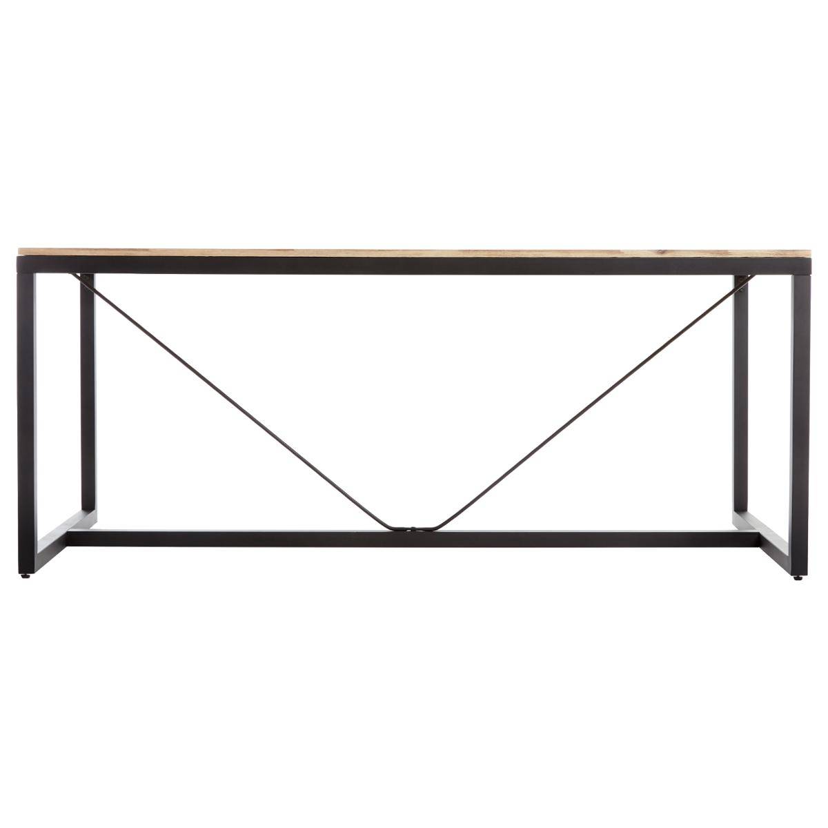 Table à manger 6/8 personnes bois d'acacia EDENA marron, ATMOSPHERA