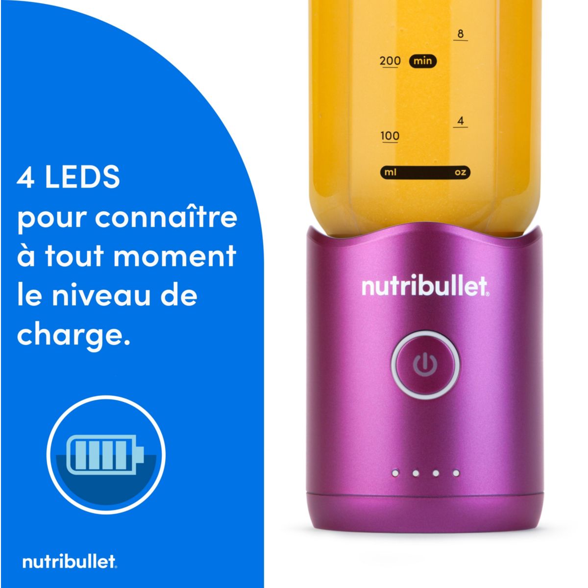 Blender FLEX - Berry NBP013VT couleur unique, NUTRIBULLET