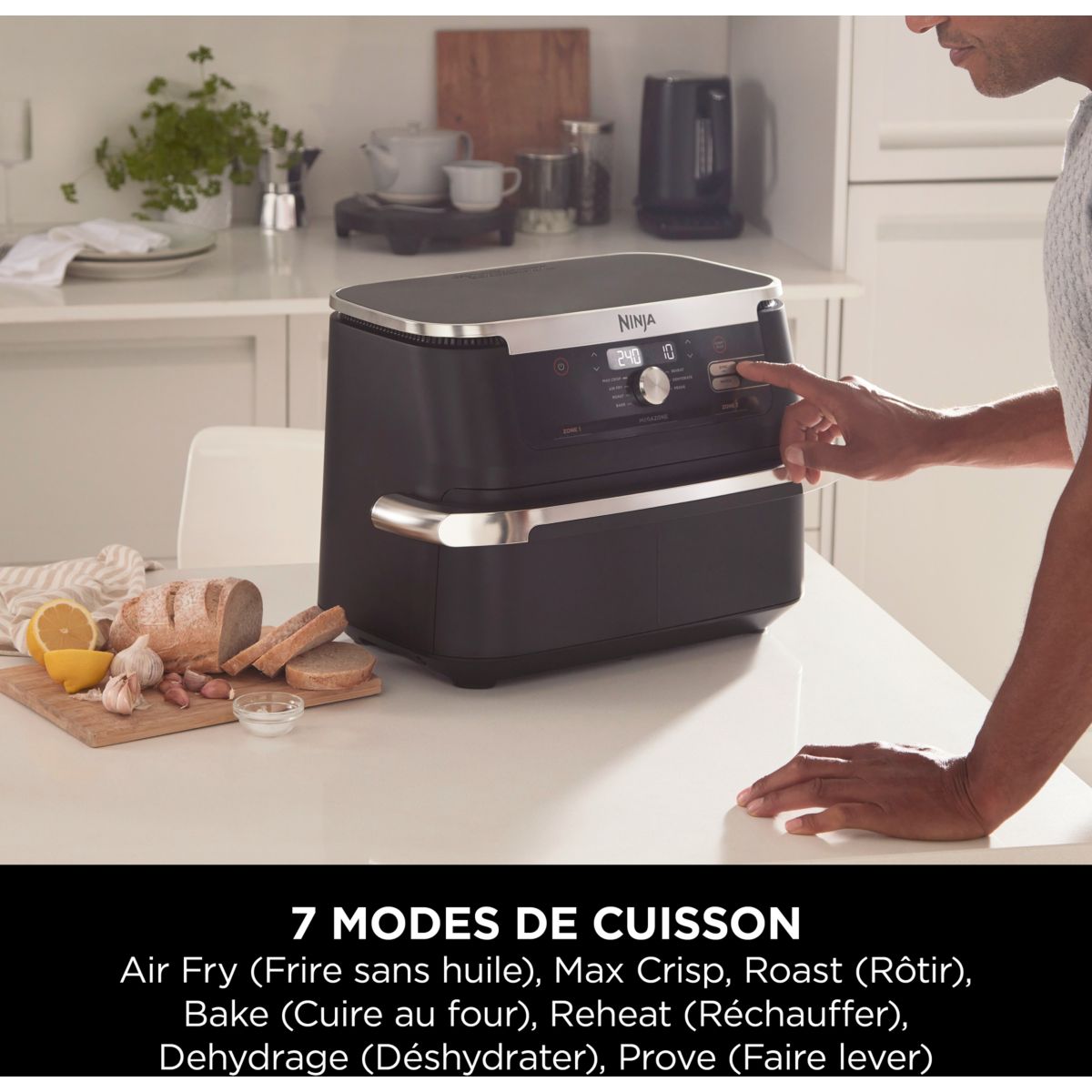 Friteuse sans huile Foodi Flex 10,4L AF500EU couleur unique, NINJA