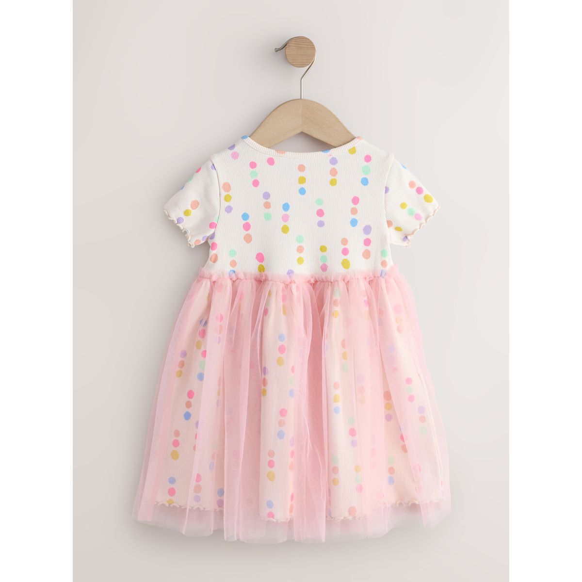 Robe avec jupe en tulle tache arc-en-ciel, NEXT