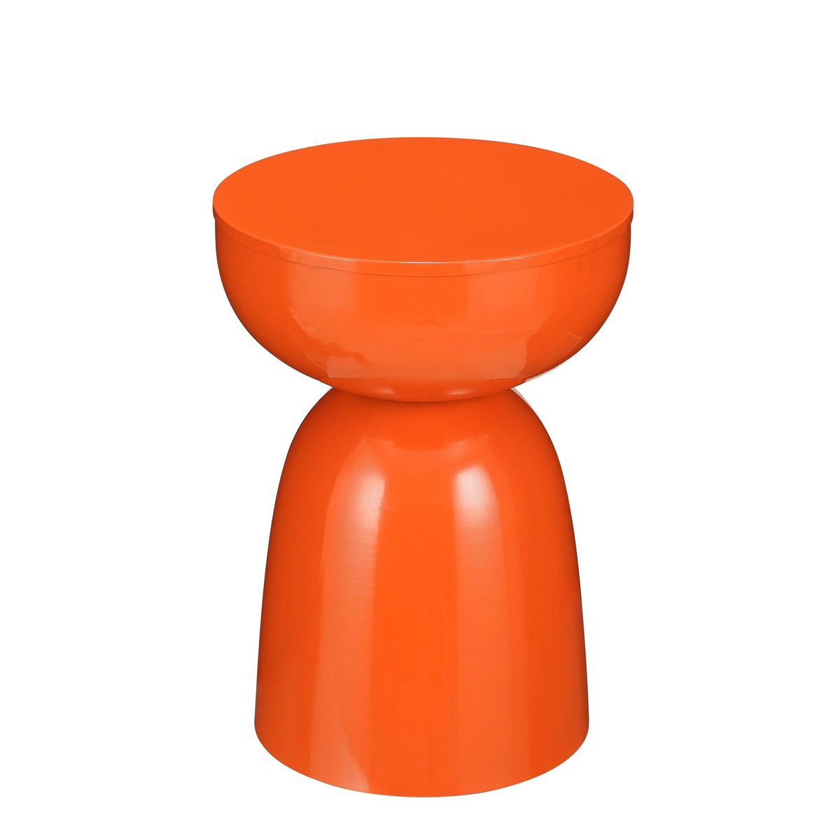 Table d'appoint ELLIOT orange, MICA DECORATIONS