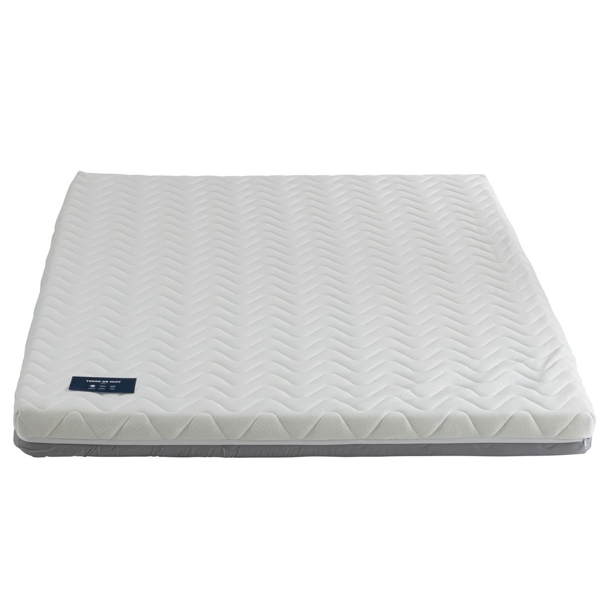 Matelas mémoire de forme 12 cm Infini couleur unique, TERRE DE NUIT