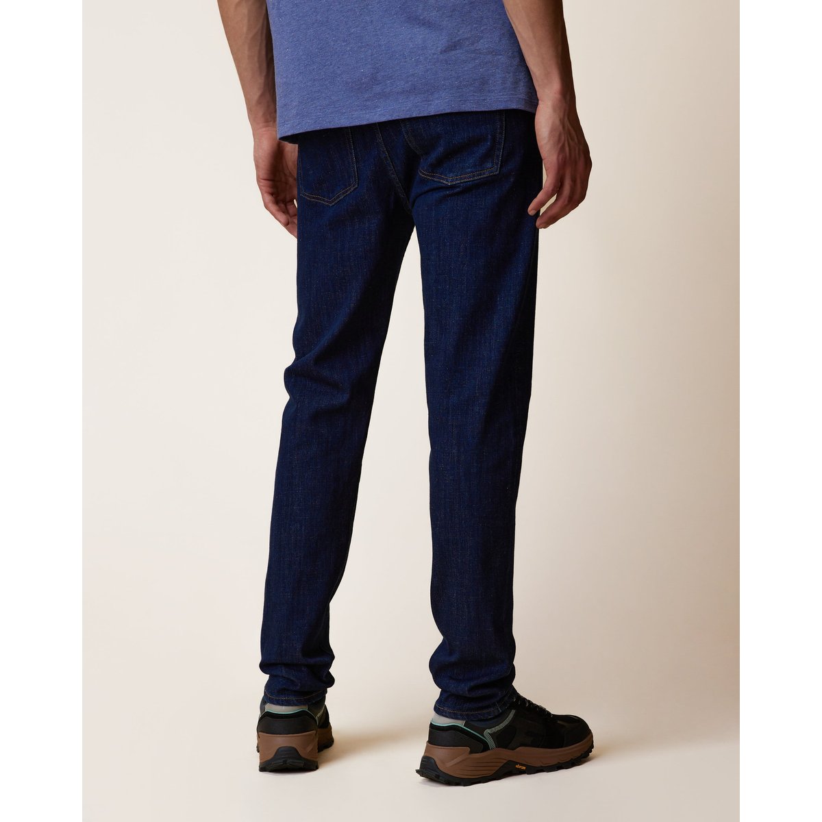Jean denim brut stretch denim brut, FAGUO