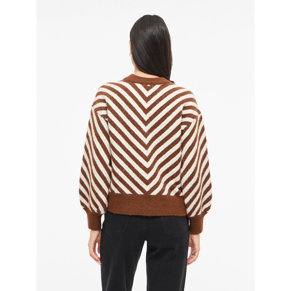 Pull En Maille chocolate brown, VILA