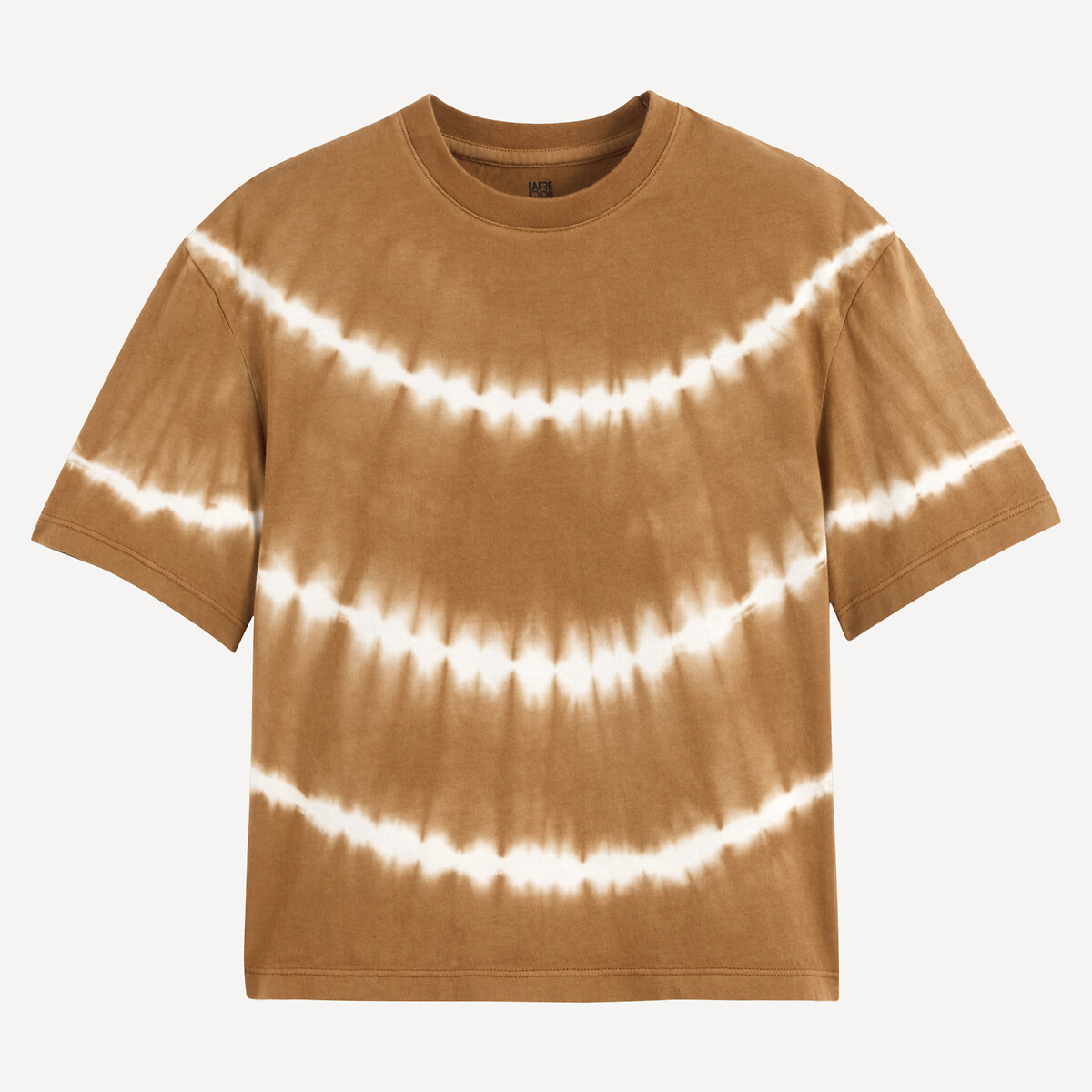 Tie-Dye Round Neck T-Shirt dark green/light green, LA REDOUTE COLLECTIONS
