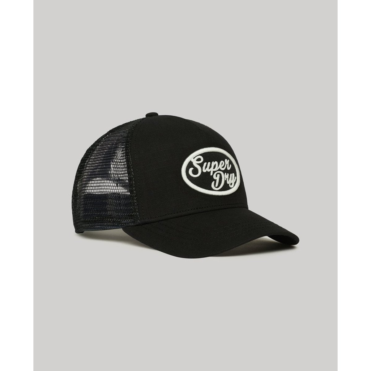 Casquette camionneur Dirt Road noir vintage, SUPERDRY