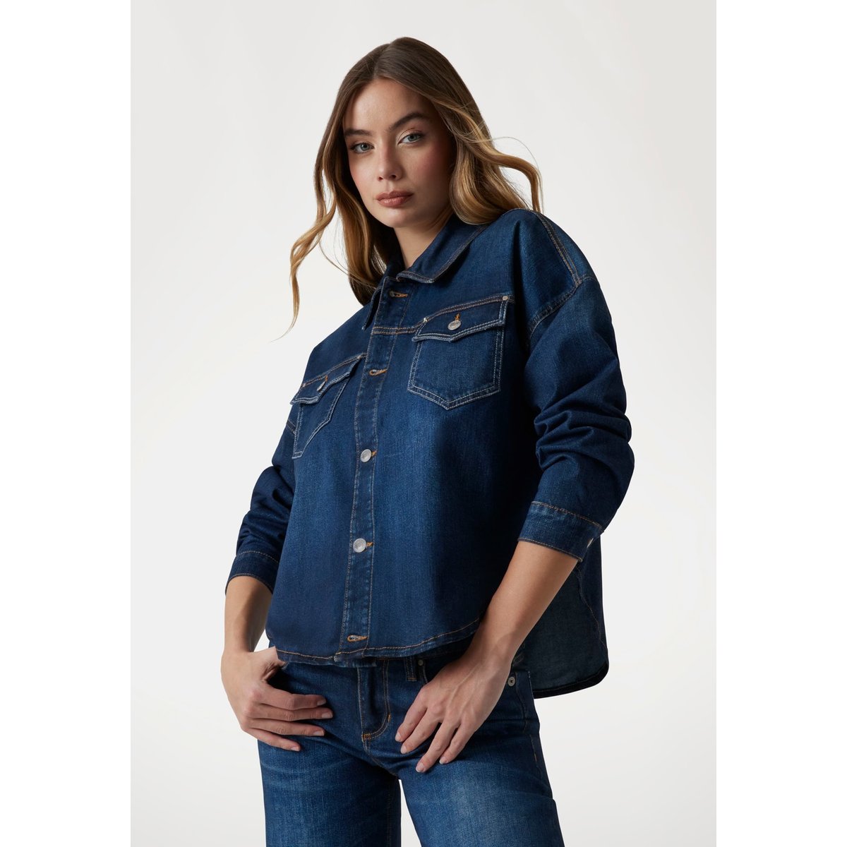 Surchemise Jean bleu, GUESS