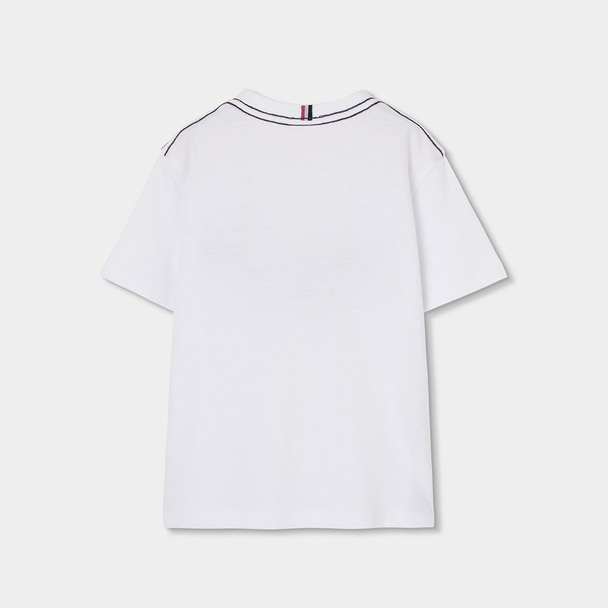 T-shirt enfant coton baleine blanc, BOBOLI