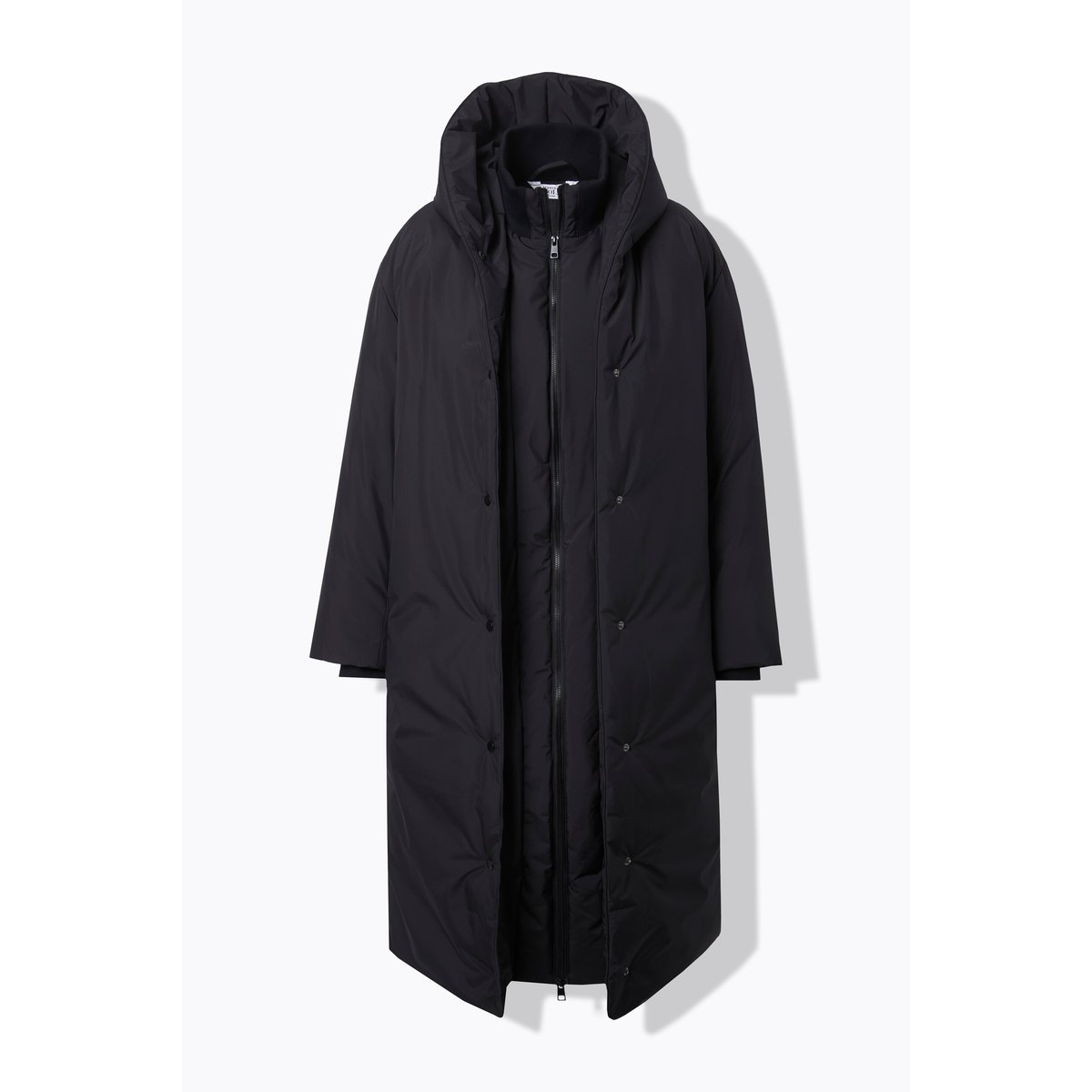 Manteau matelassé oversize noir, STUDIO UNTOLD