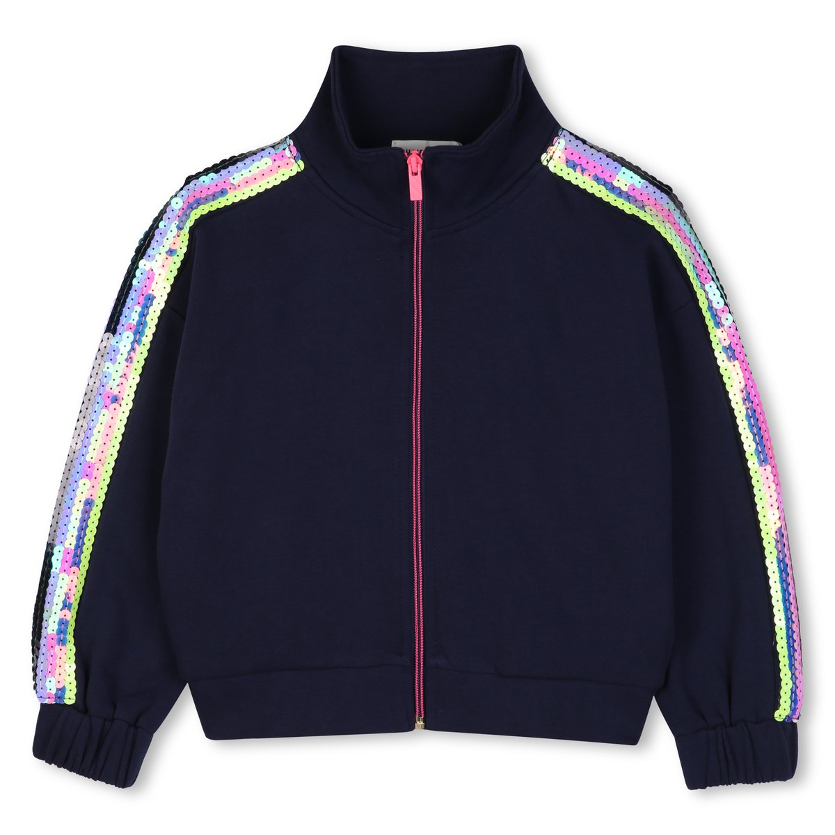 Cardigan en molleton indigo blue, BILLIEBLUSH