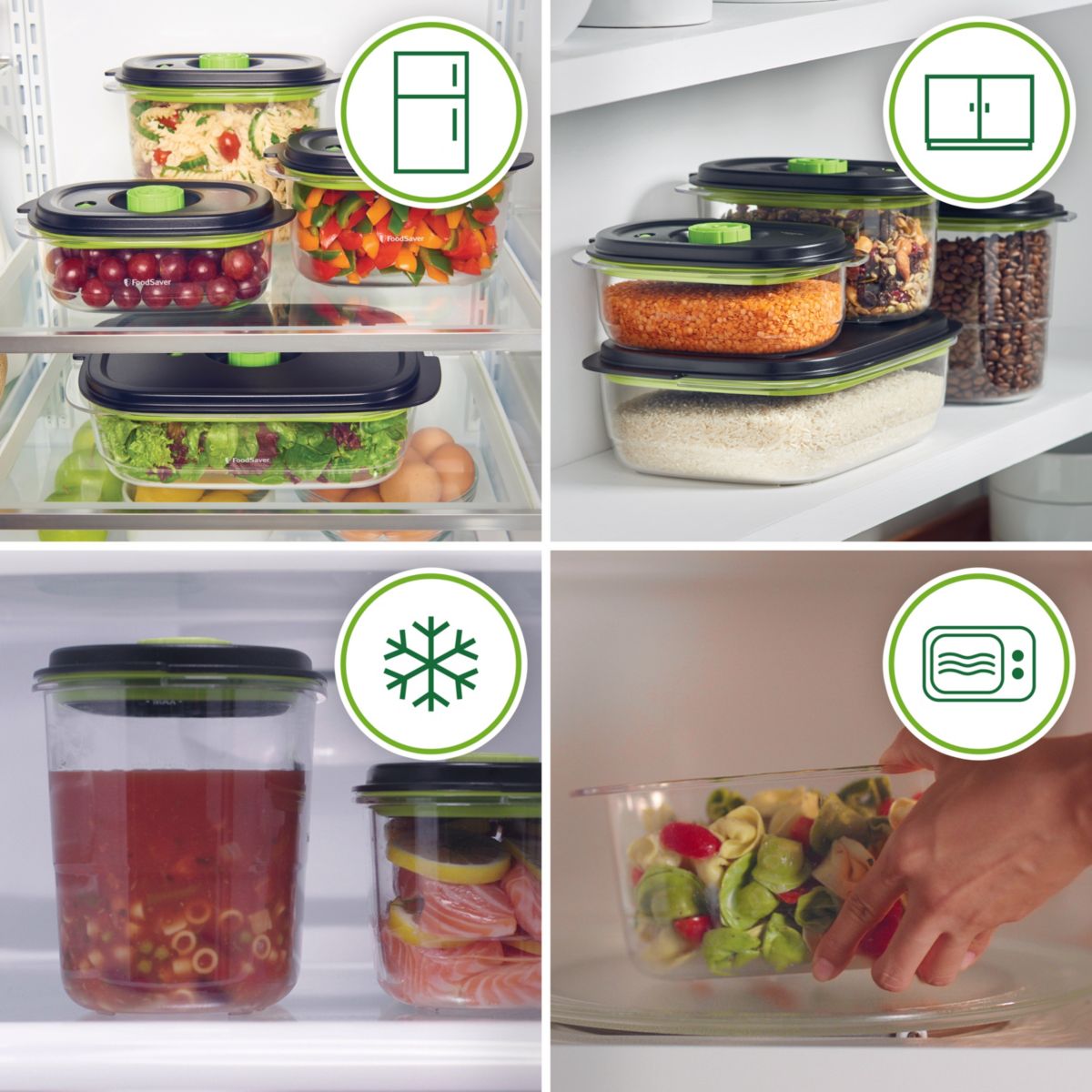 Boîte sous vide FFC024X01 Boite Fraicheur 2.3L couleur unique, FOODSAVER