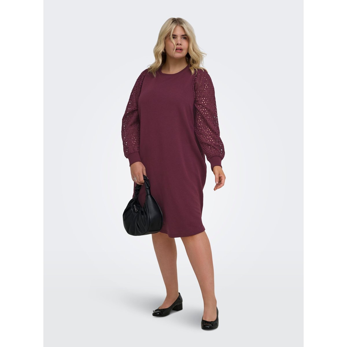 Robe Molletonnée fig, ONLY CARMAKOMA